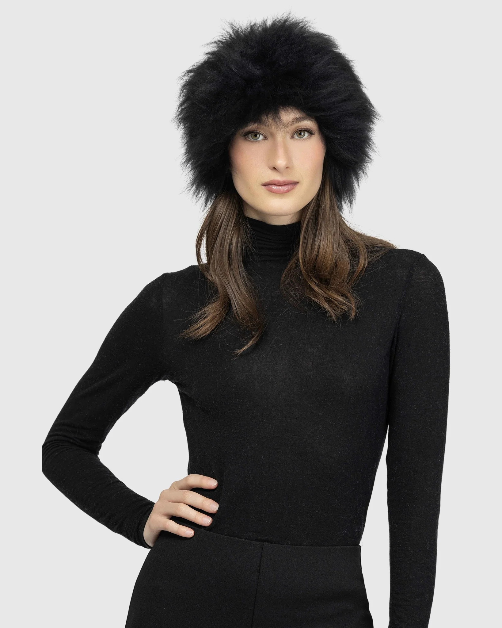 SELECT CASHMERE GOAT KNIT HEADBAND - Image 5