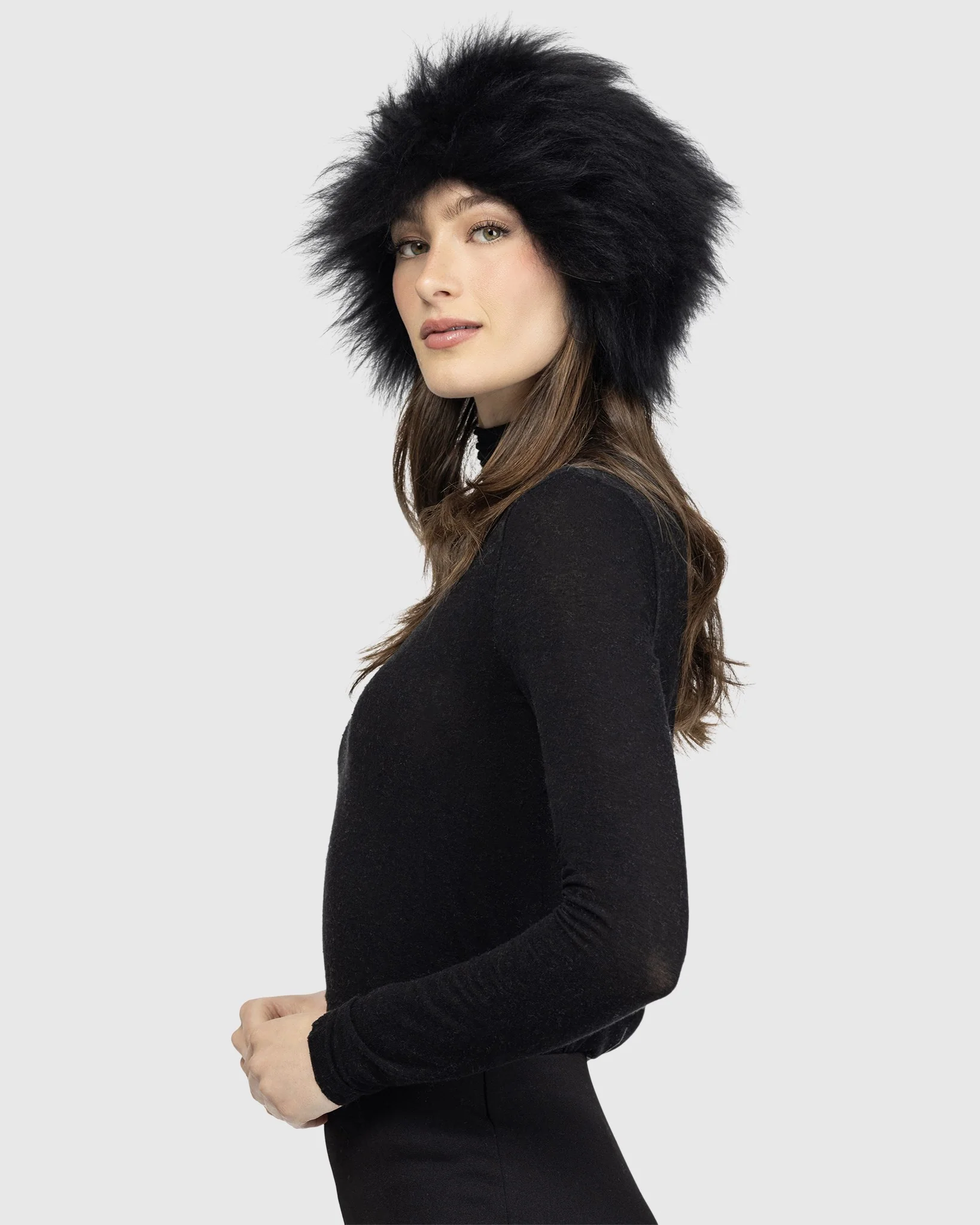 SELECT CASHMERE GOAT KNIT HEADBAND - Image 6
