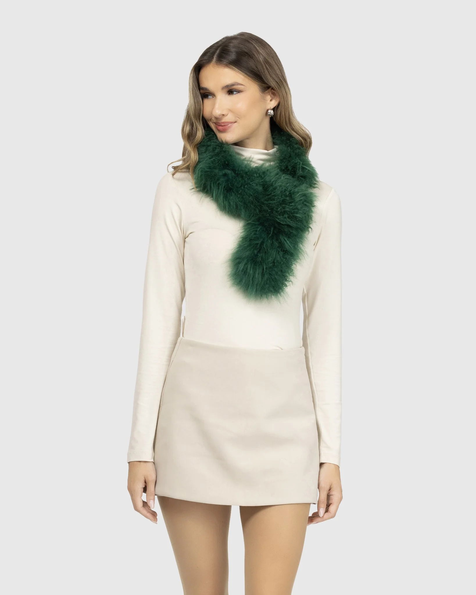 SELECT CASHMERE GOAT PULL-THROUGH SCARF - Image 11