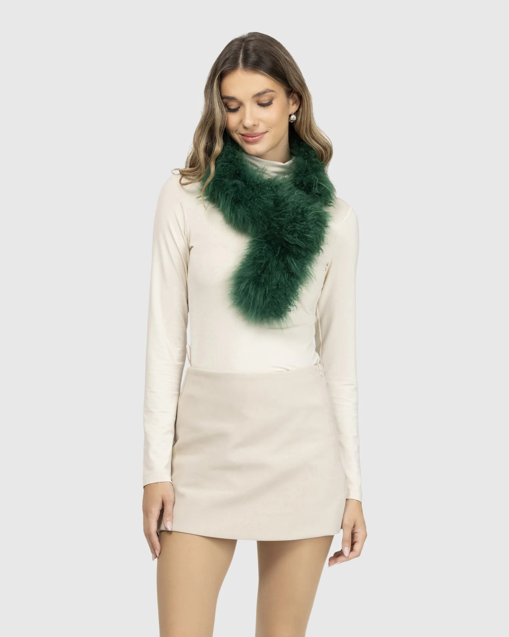 SELECT CASHMERE GOAT PULL-THROUGH SCARF - Image 12