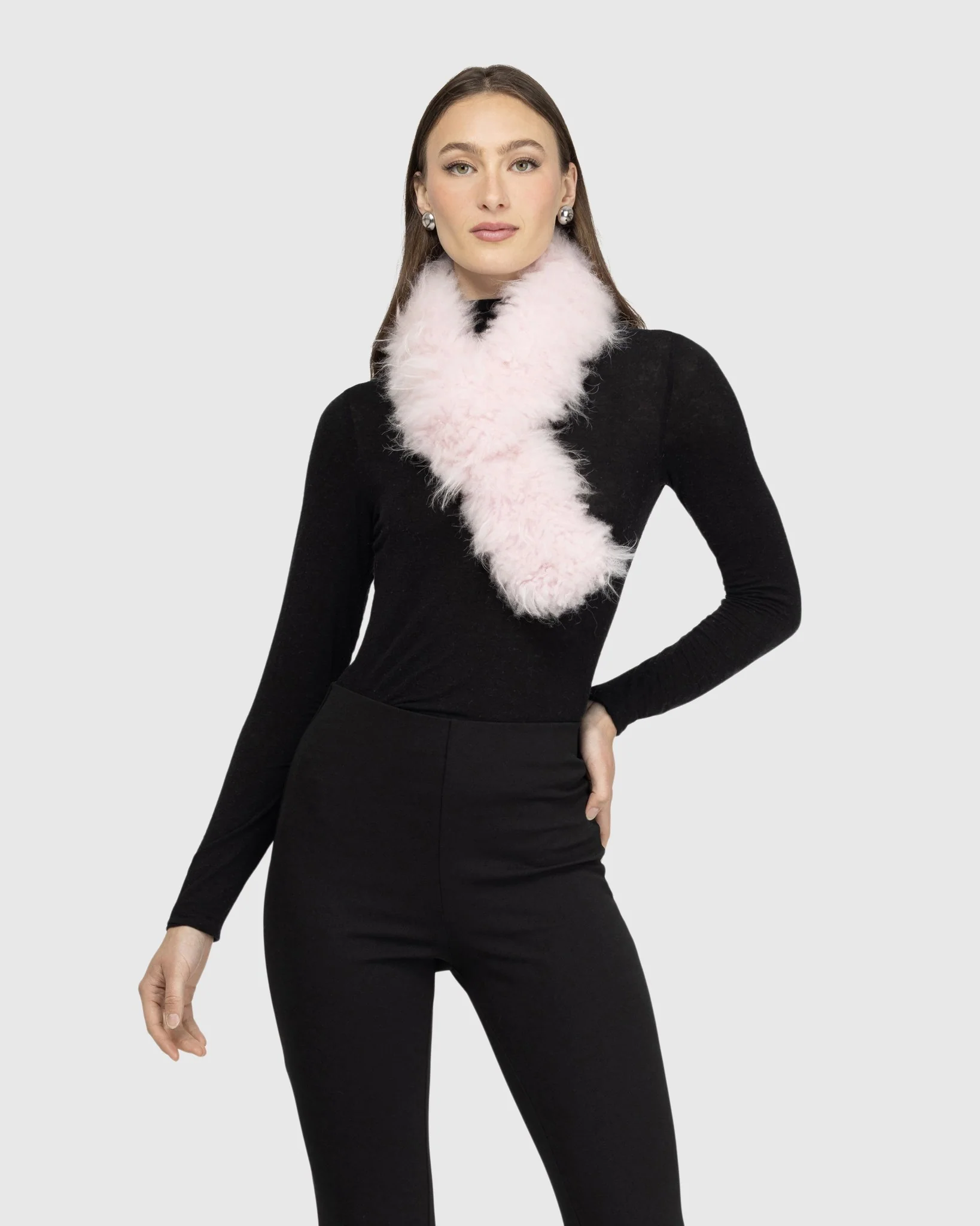 SELECT CASHMERE GOAT PULL-THROUGH SCARF - Image 13