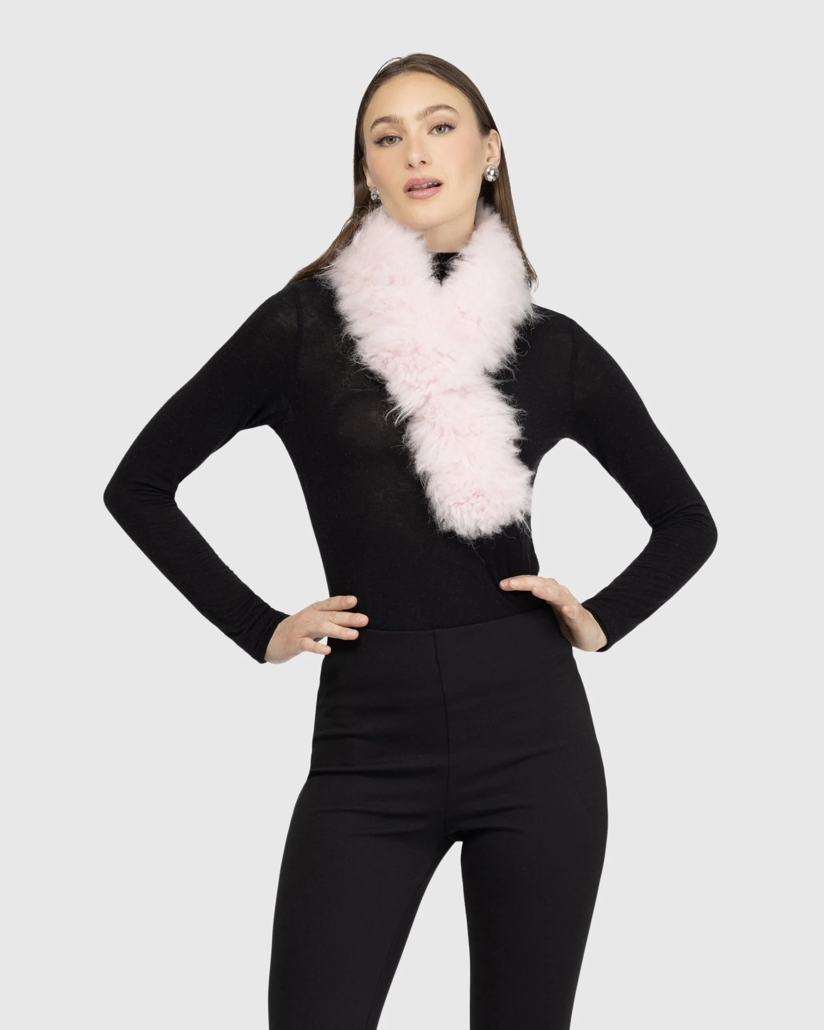 SELECT CASHMERE GOAT PULL-THROUGH SCARF - Image 15