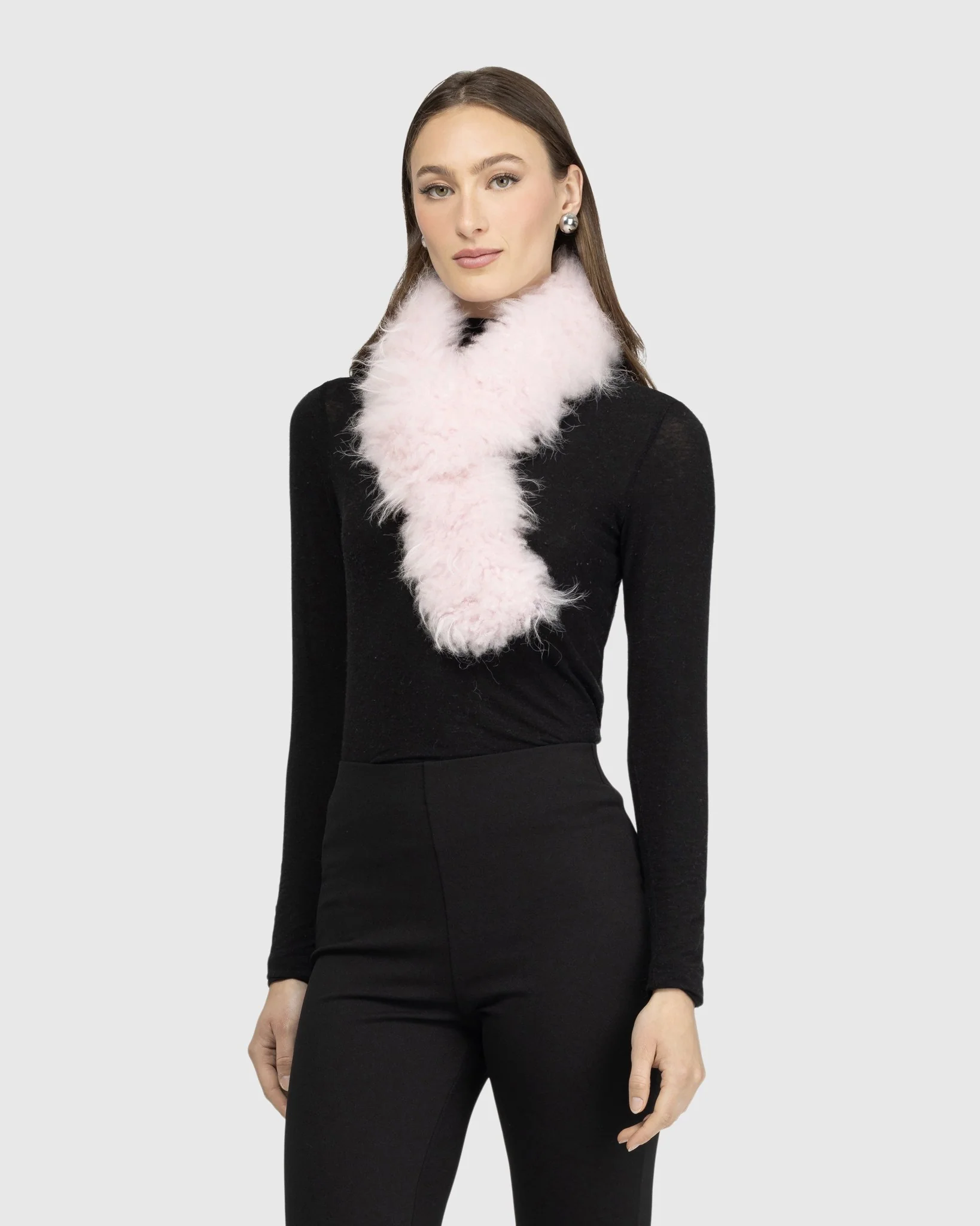 SELECT CASHMERE GOAT PULL-THROUGH SCARF - Image 16