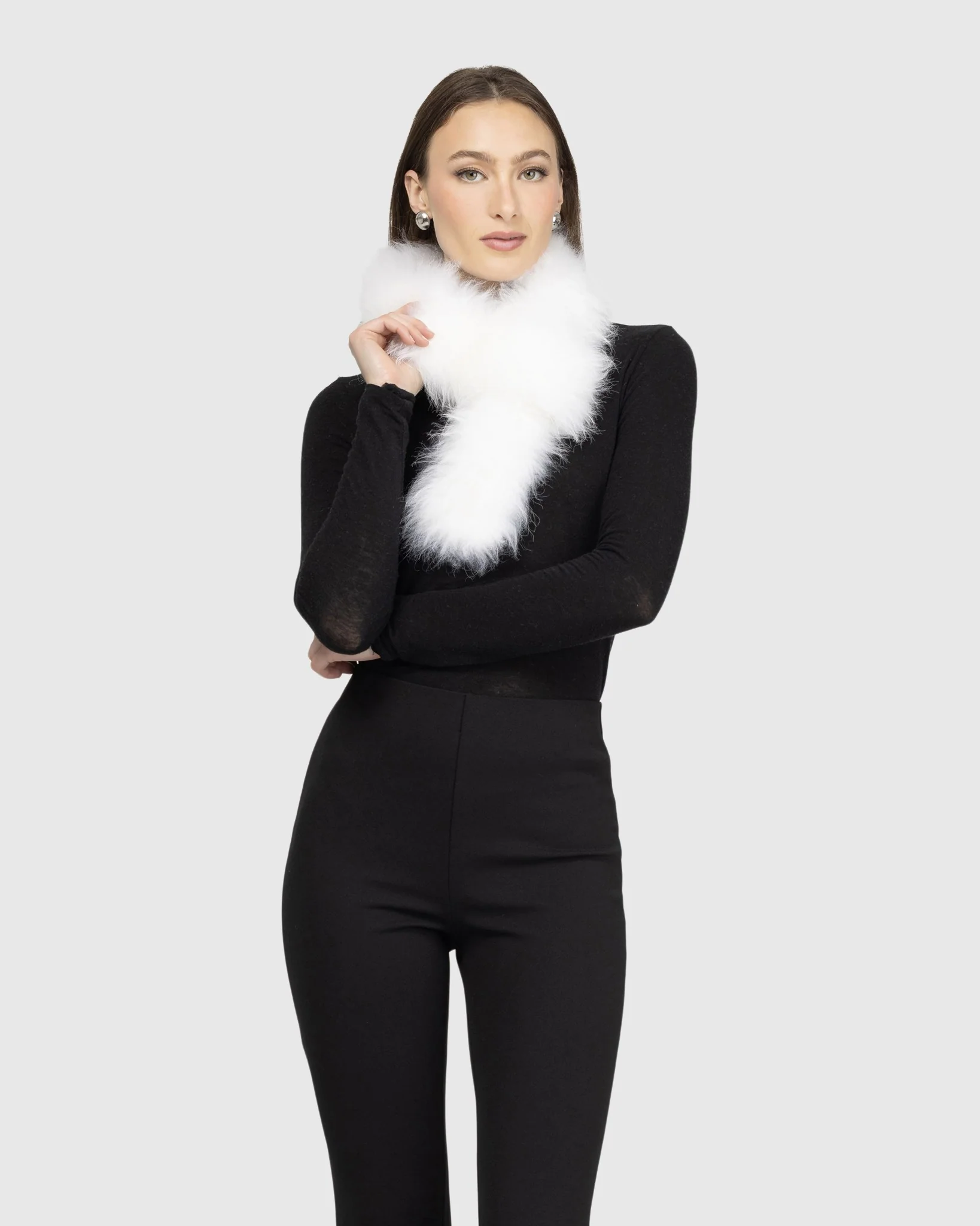 SELECT CASHMERE GOAT PULL-THROUGH SCARF - Image 5