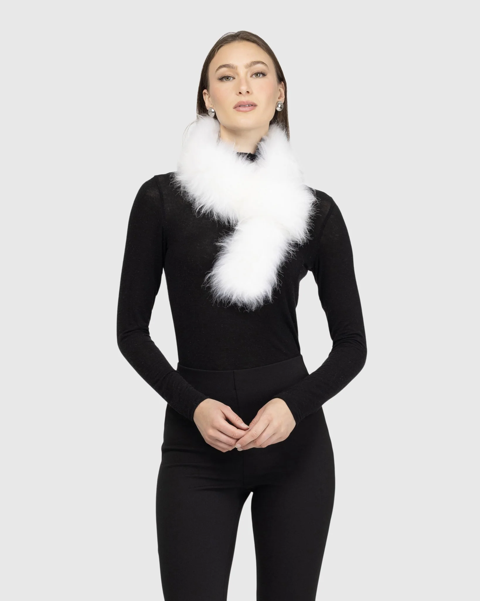 SELECT CASHMERE GOAT PULL-THROUGH SCARF - Image 6