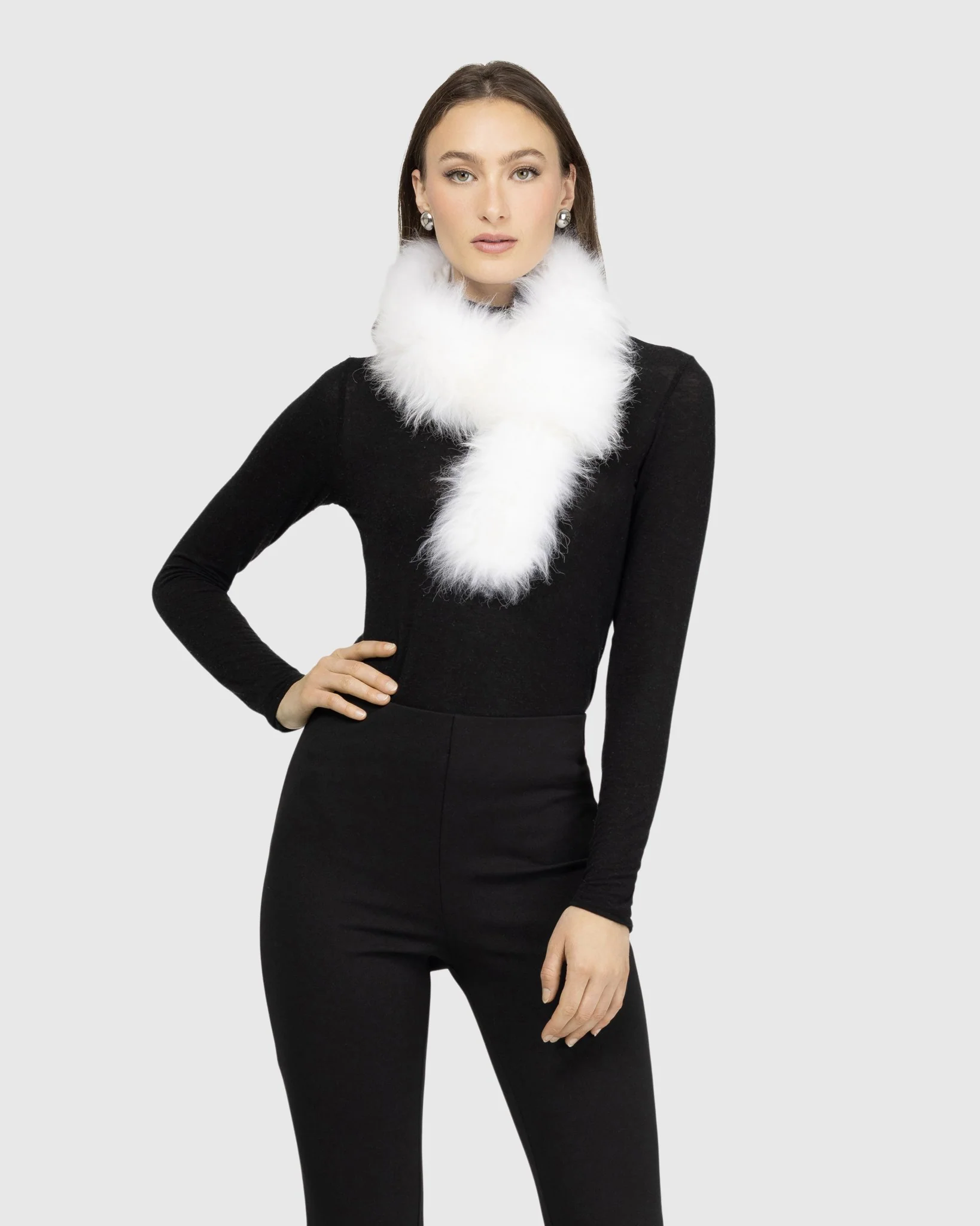 SELECT CASHMERE GOAT PULL-THROUGH SCARF - Image 7