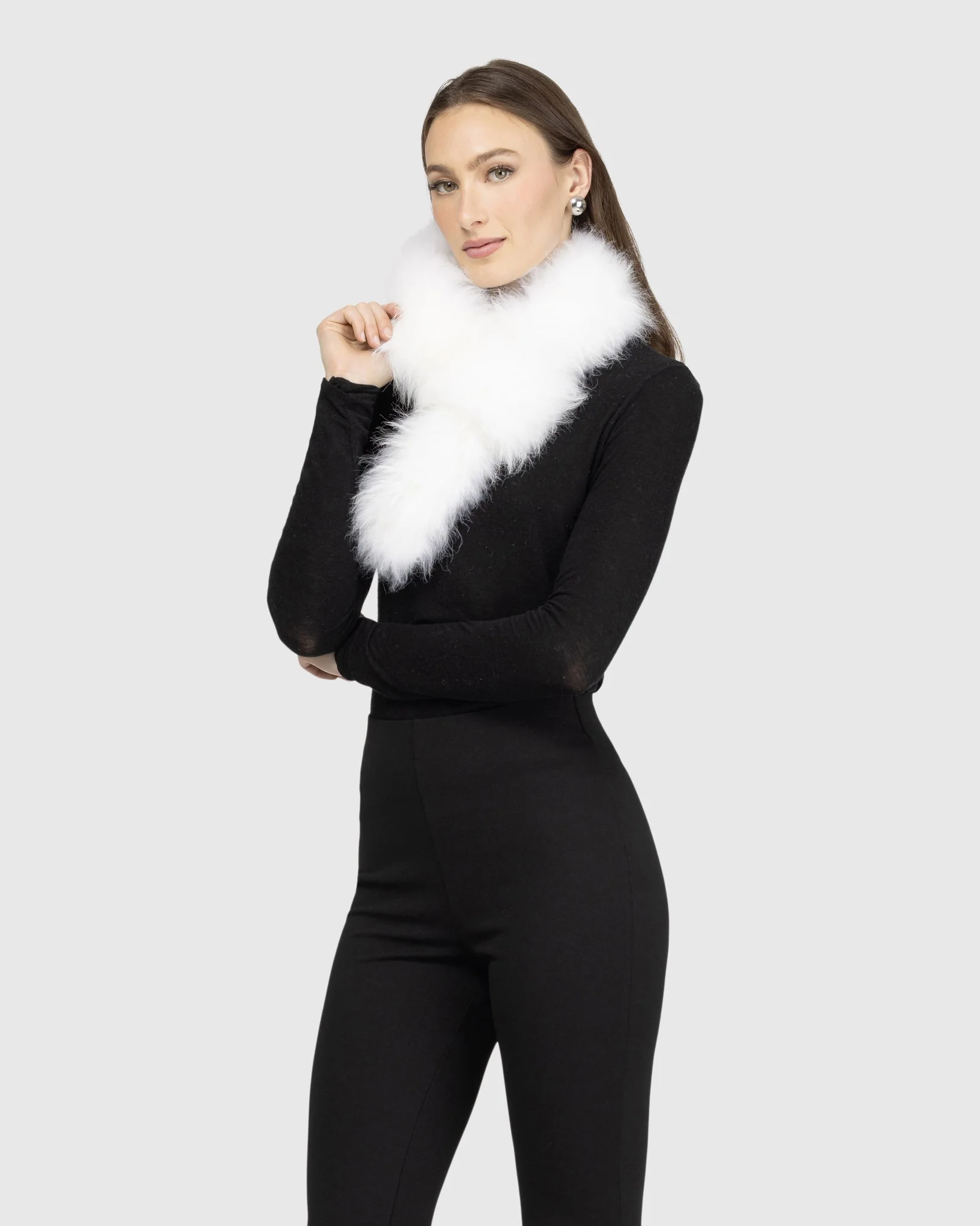 SELECT CASHMERE GOAT PULL-THROUGH SCARF - Image 8