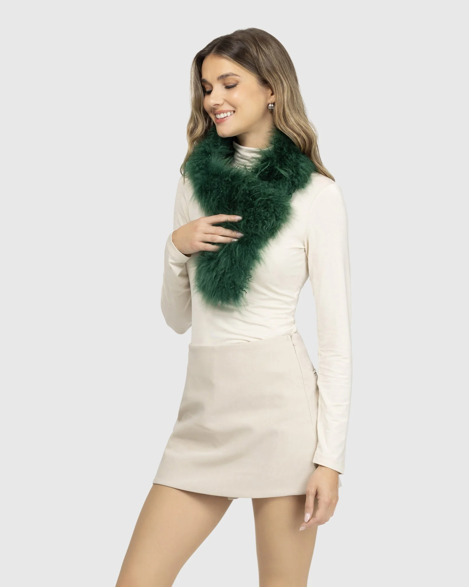 SELECT CASHMERE GOAT PULL-THROUGH SCARF - Image 9