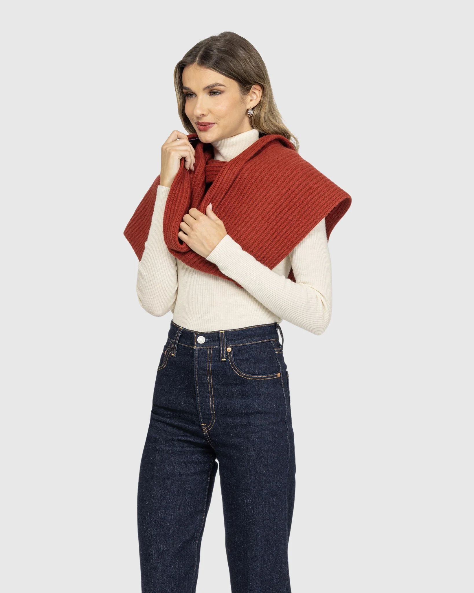 SELECT CASHMERE KNIT SCARF - Image 10