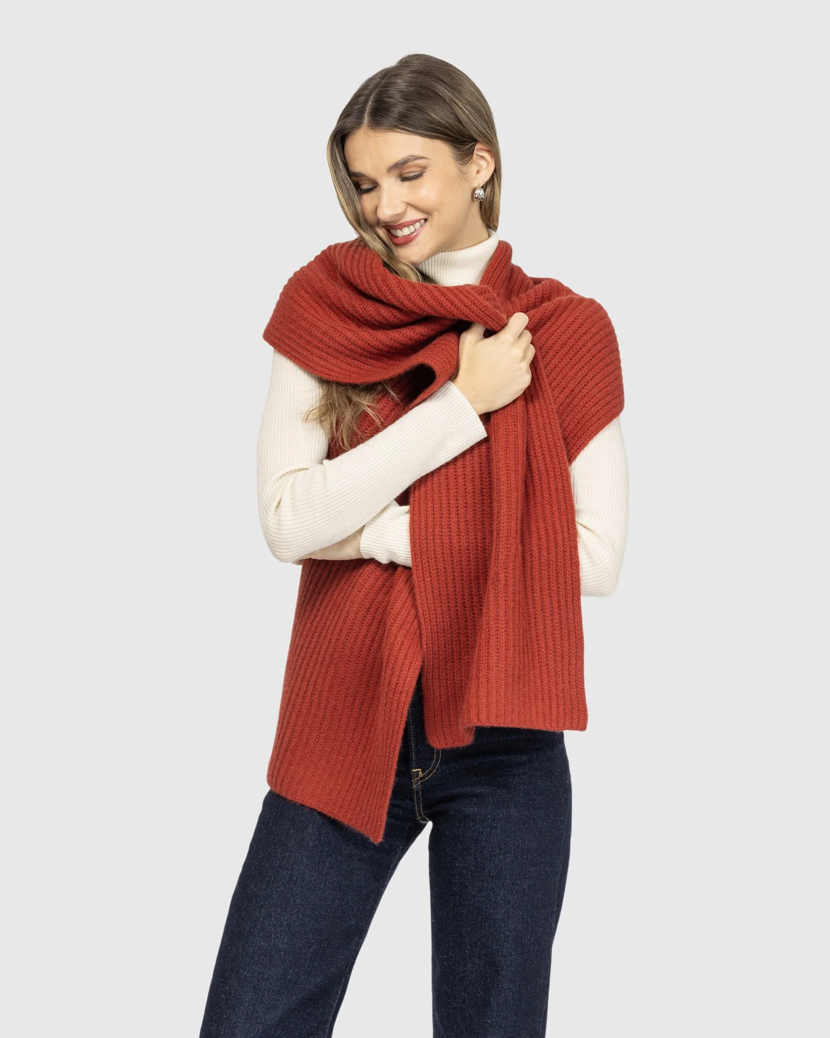 SELECT CASHMERE KNIT SCARF - Image 12