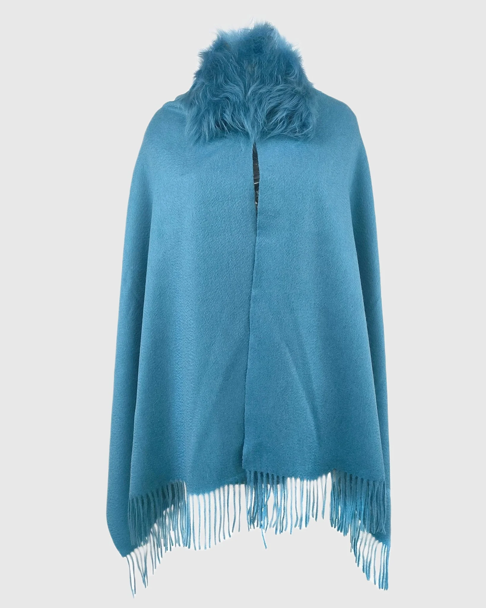 SELECT CASHMERE STOLE WITH SELECT LAMB COLLAR - Image 60