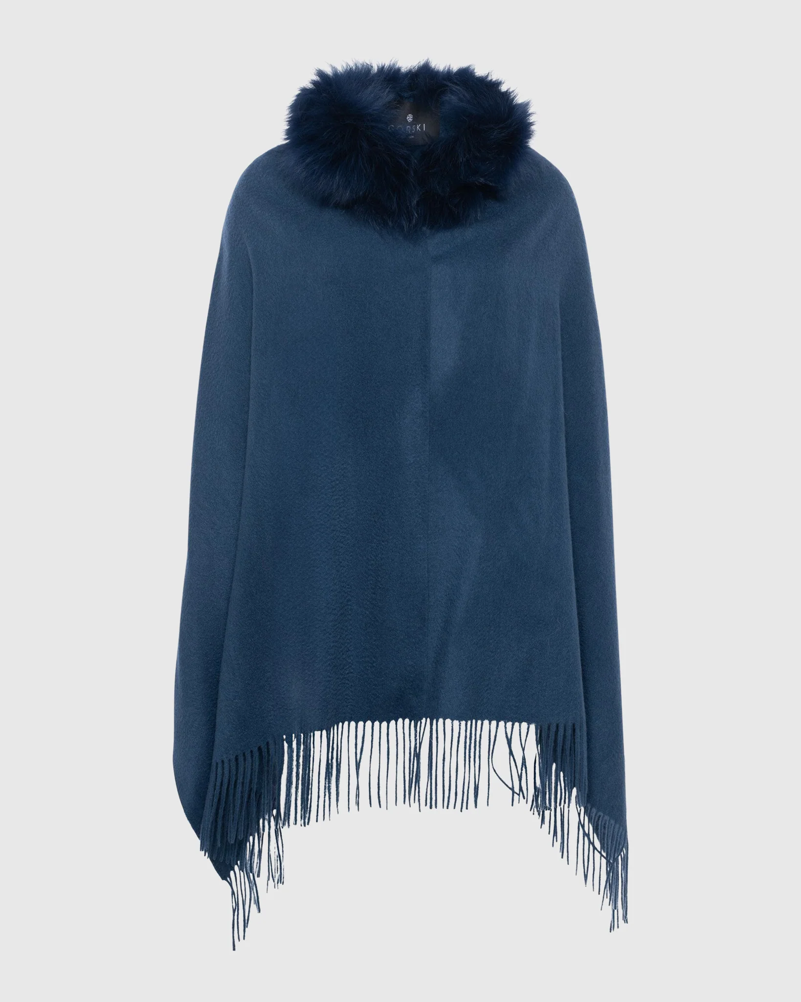 SELECT CASHMERE STOLE WITH SELECT LAMB COLLAR - Image 61
