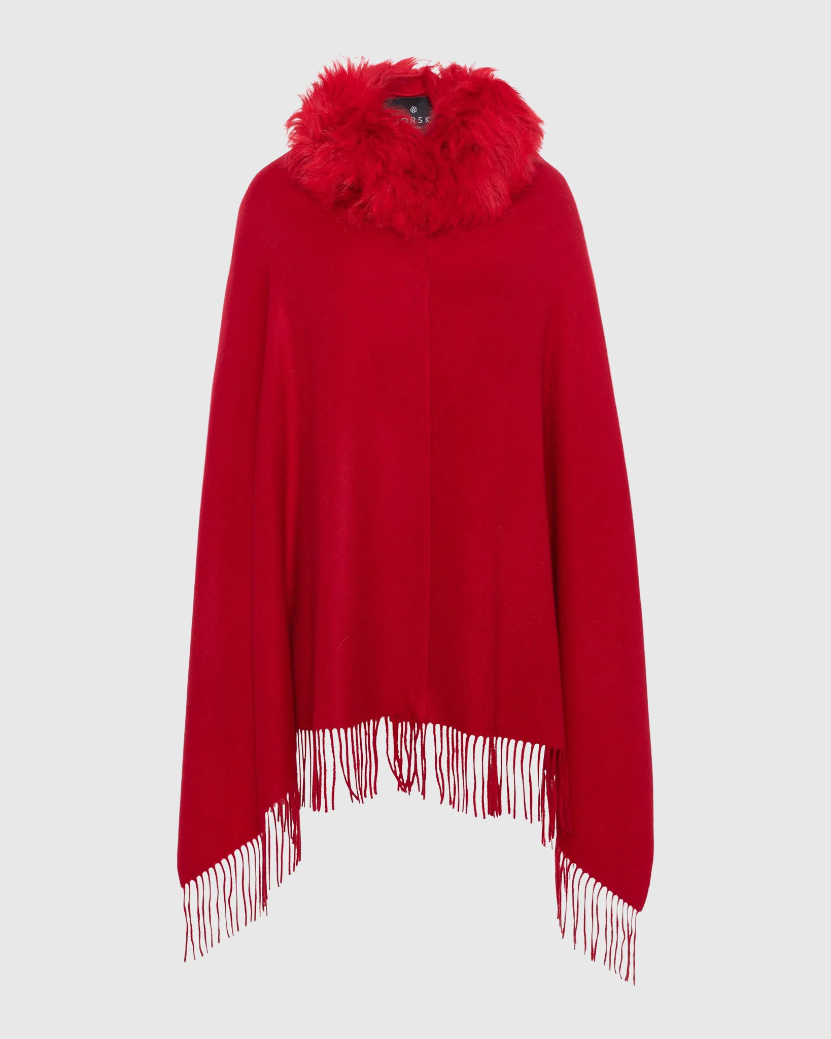 SELECT CASHMERE STOLE WITH SELECT LAMB COLLAR - Image 63