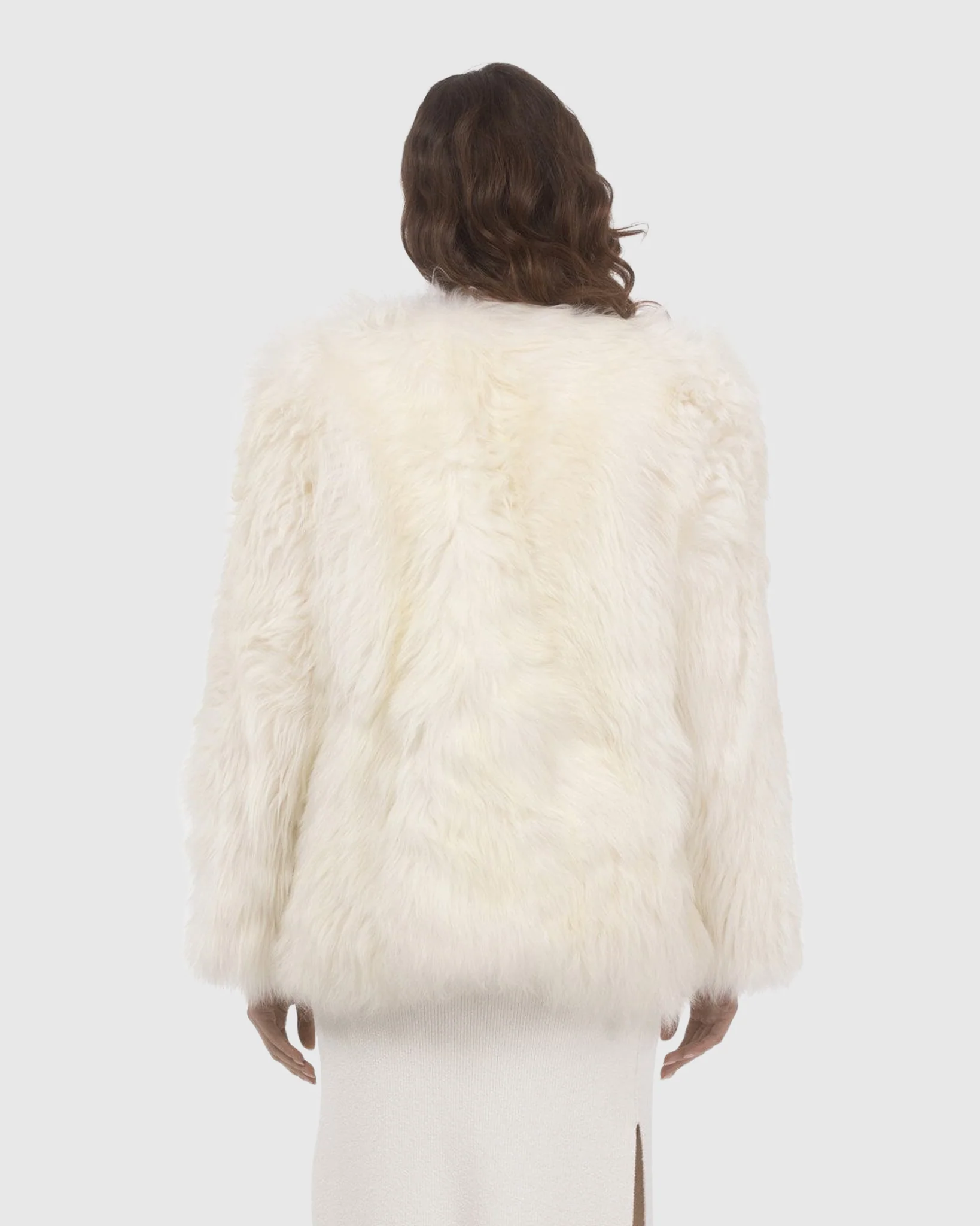 Select Lamb Collarless Jacket - Image 10