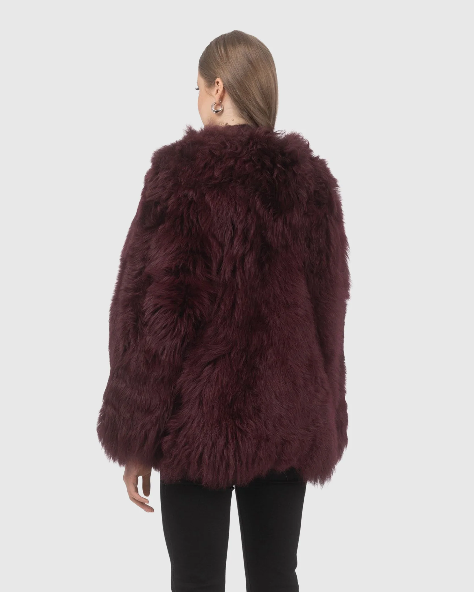 Select Lamb Collarless Jacket - Image 3