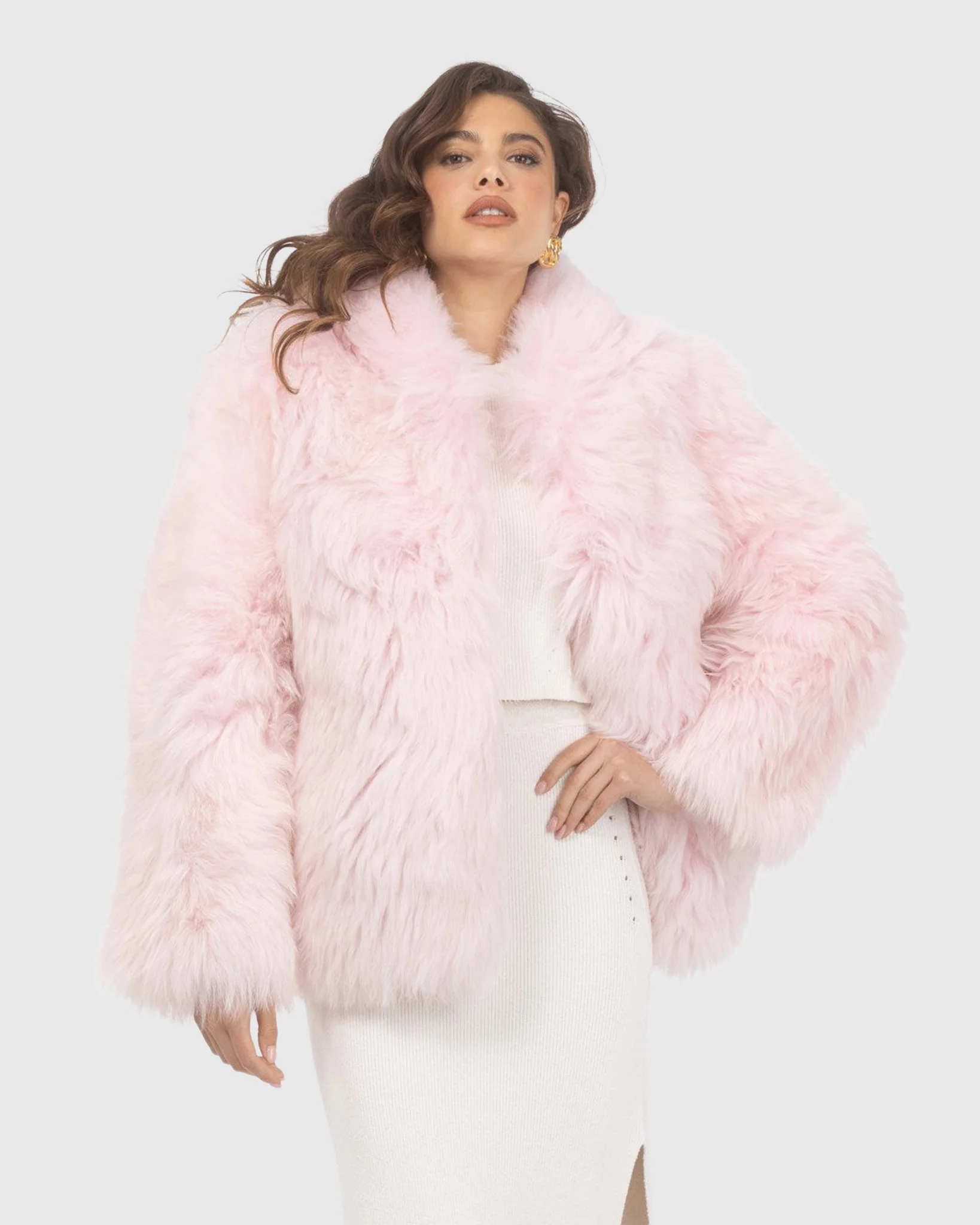Select Lamb Hooded Jacket