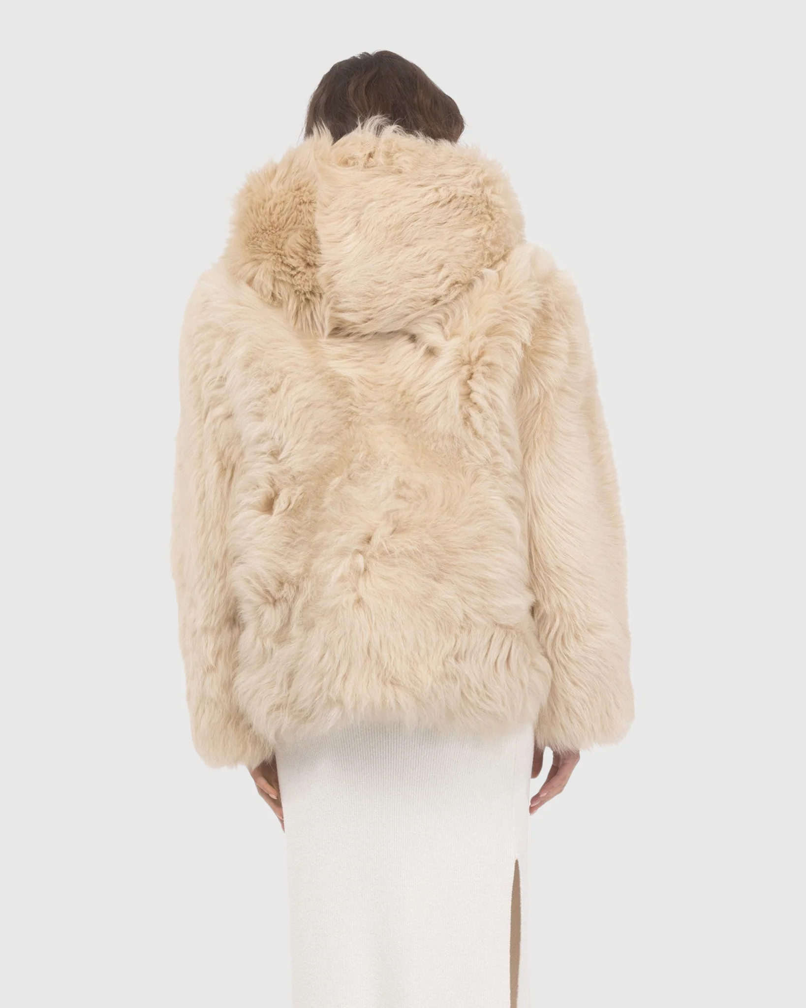 Select Lamb Hooded Jacket - Image 10