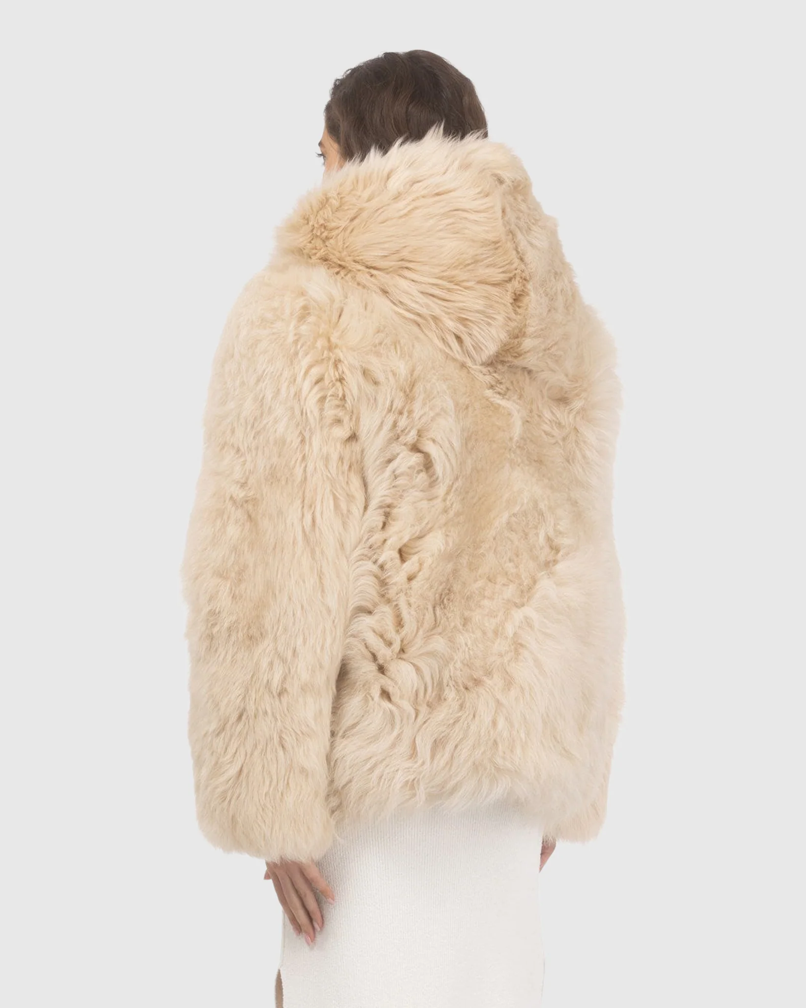 Select Lamb Hooded Jacket - Image 9