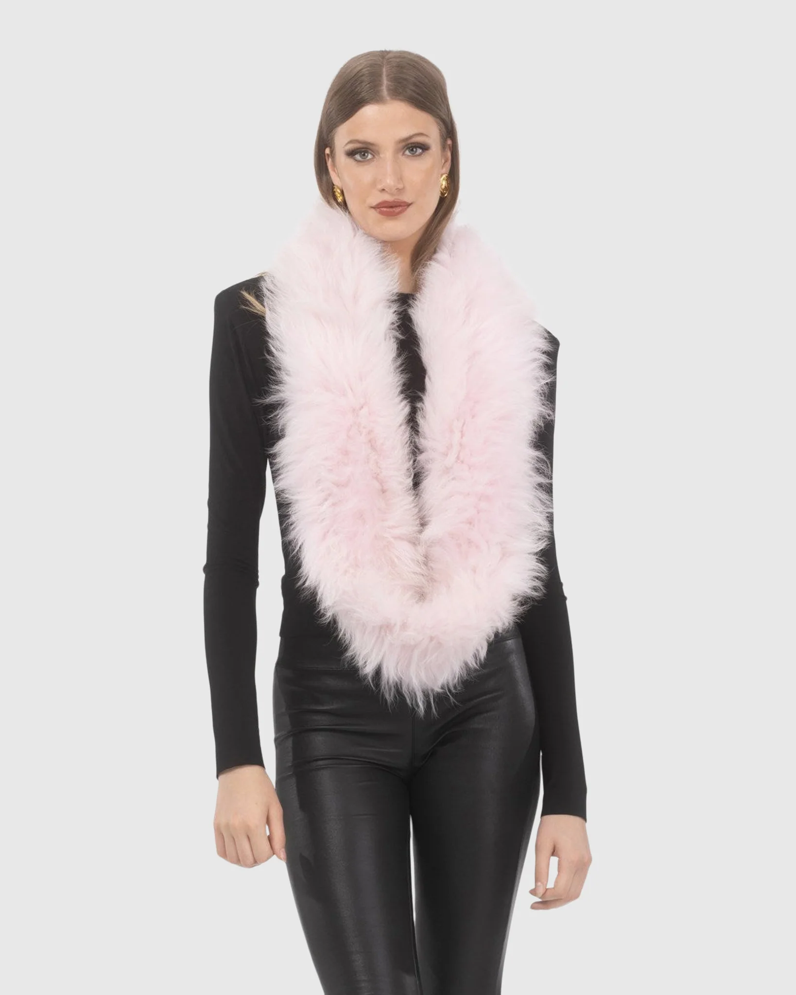 SELECT LAMB KNIT INFINITY SCARF