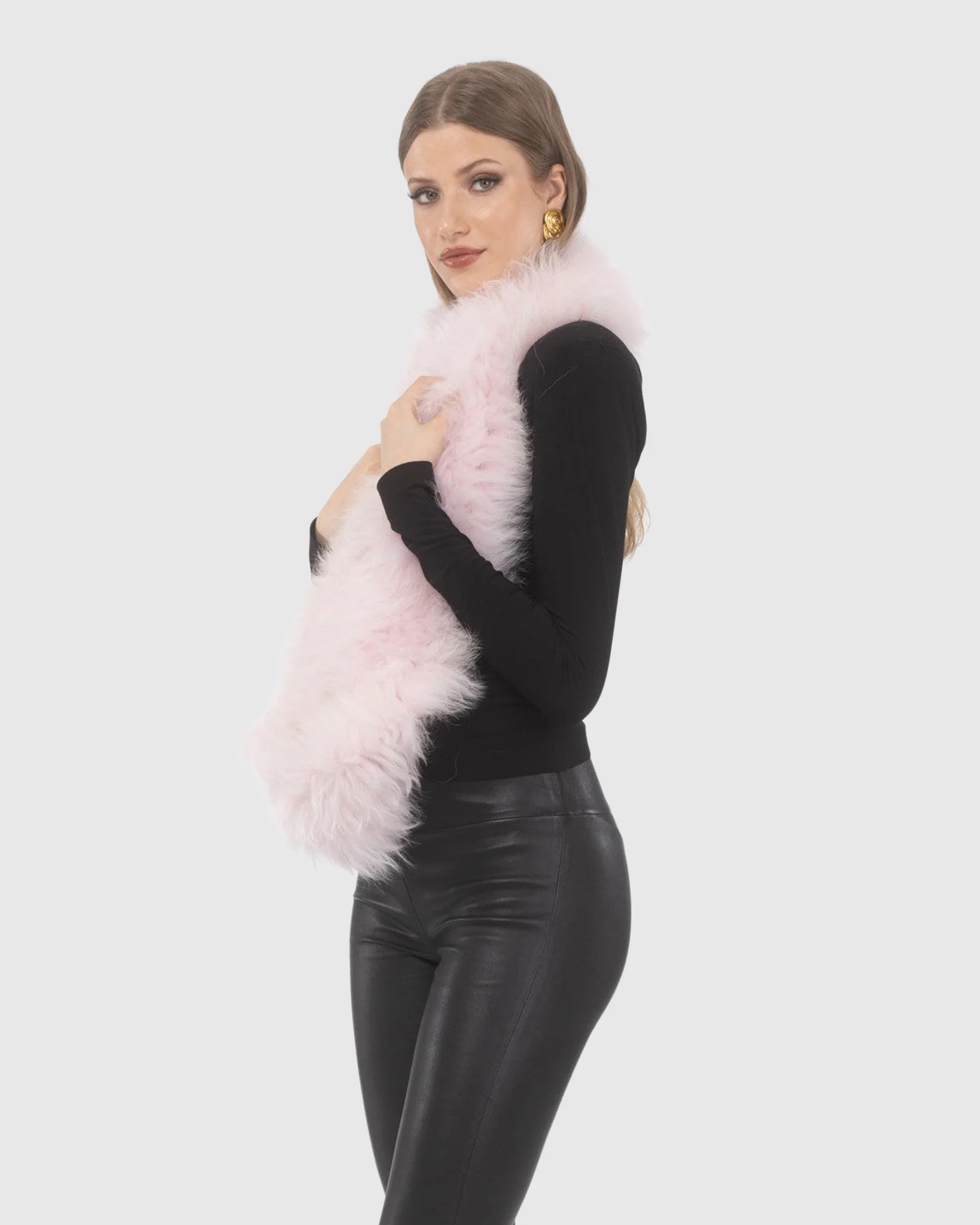 SELECT LAMB KNIT INFINITY SCARF - Image 4