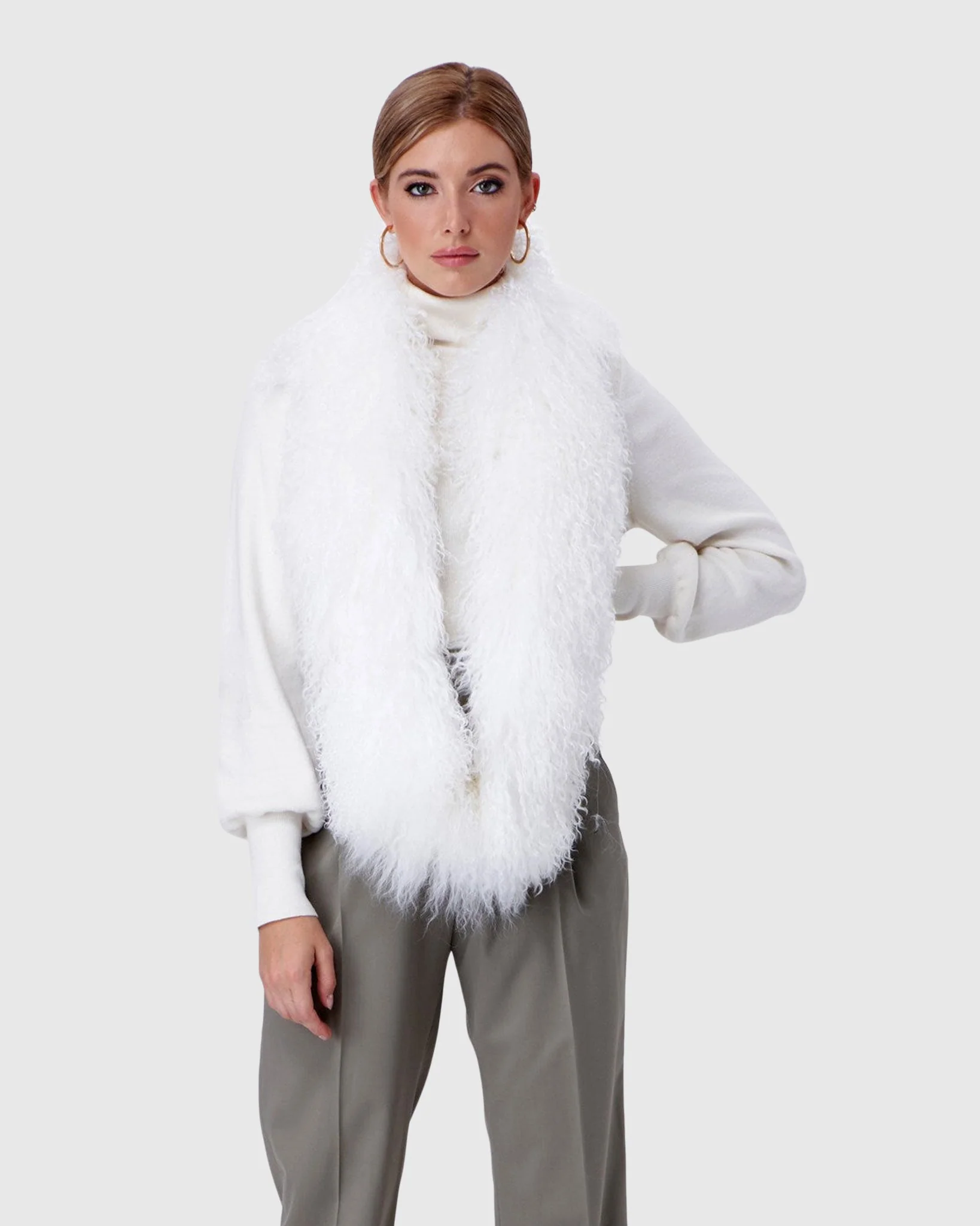 SELECT LAMB KNIT INFINITY SCARF - Image 7