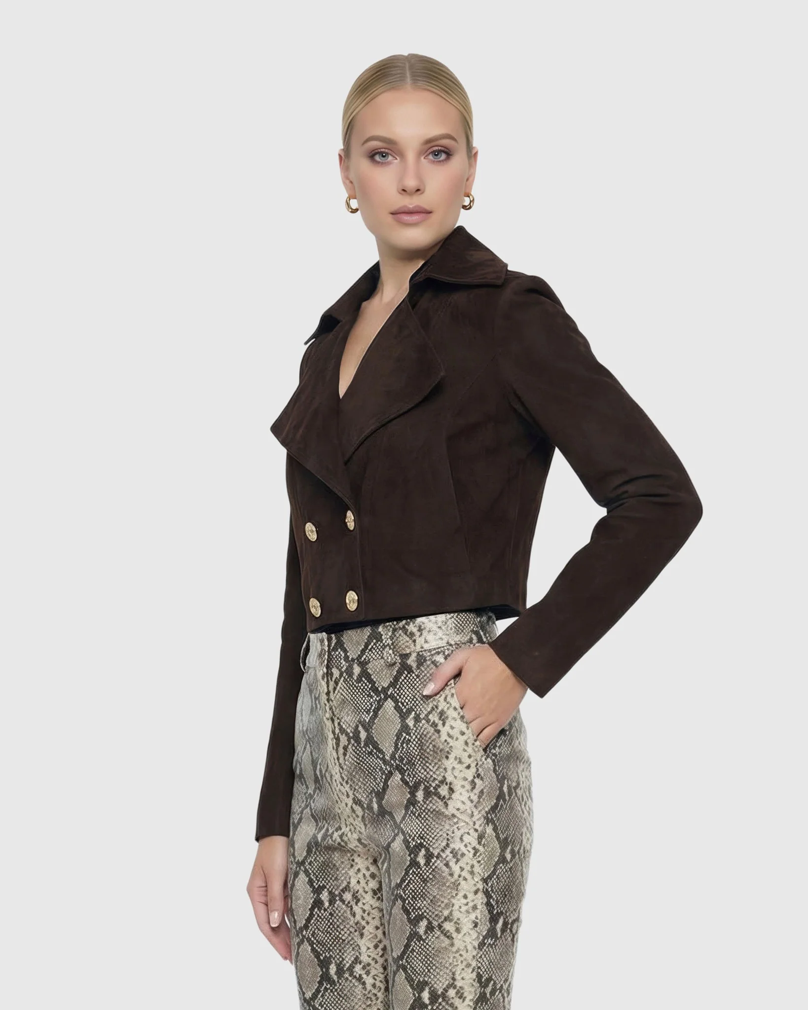 SELECT METIS SUEDE BOLERO - Image 15
