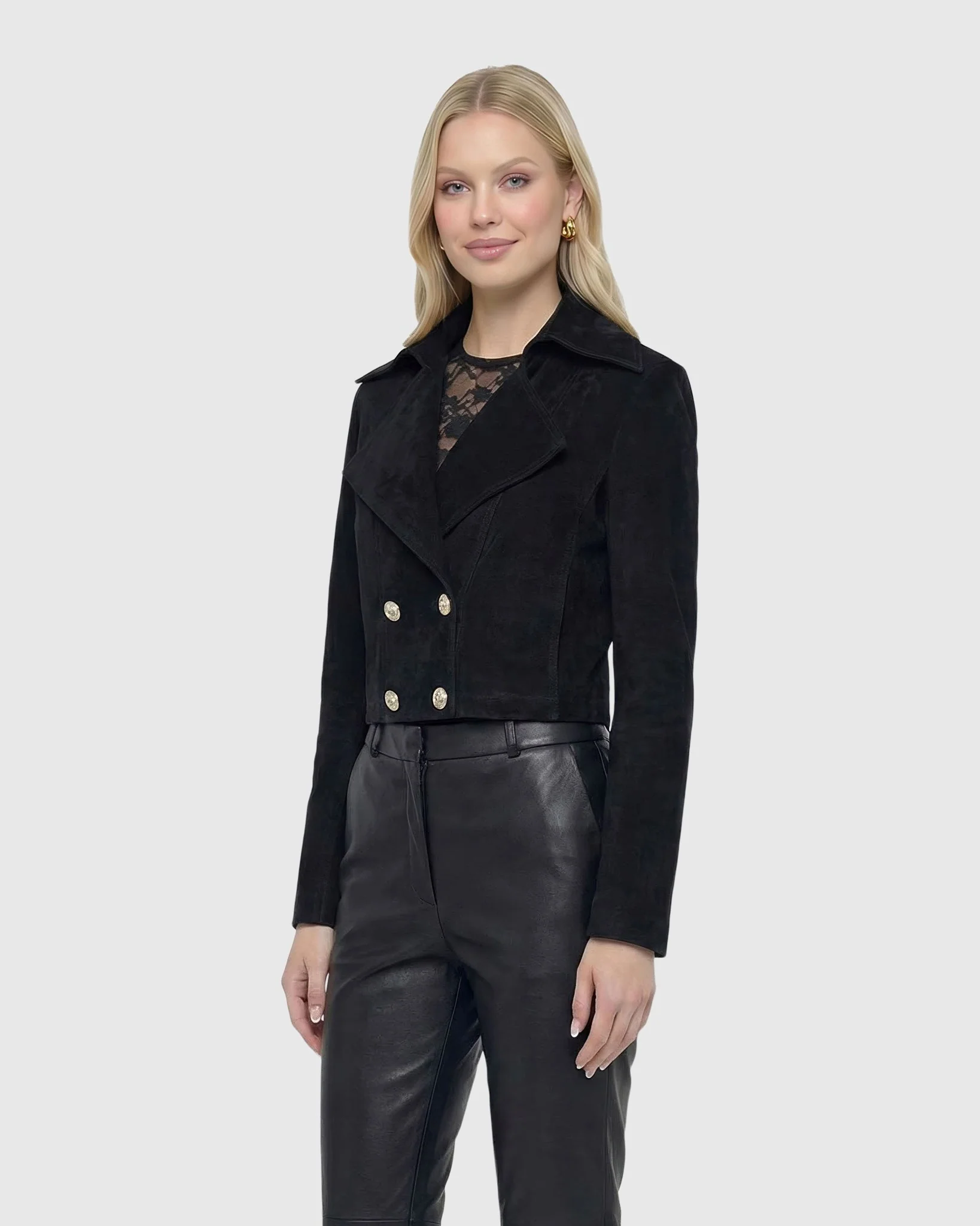 SELECT METIS SUEDE BOLERO - Image 2