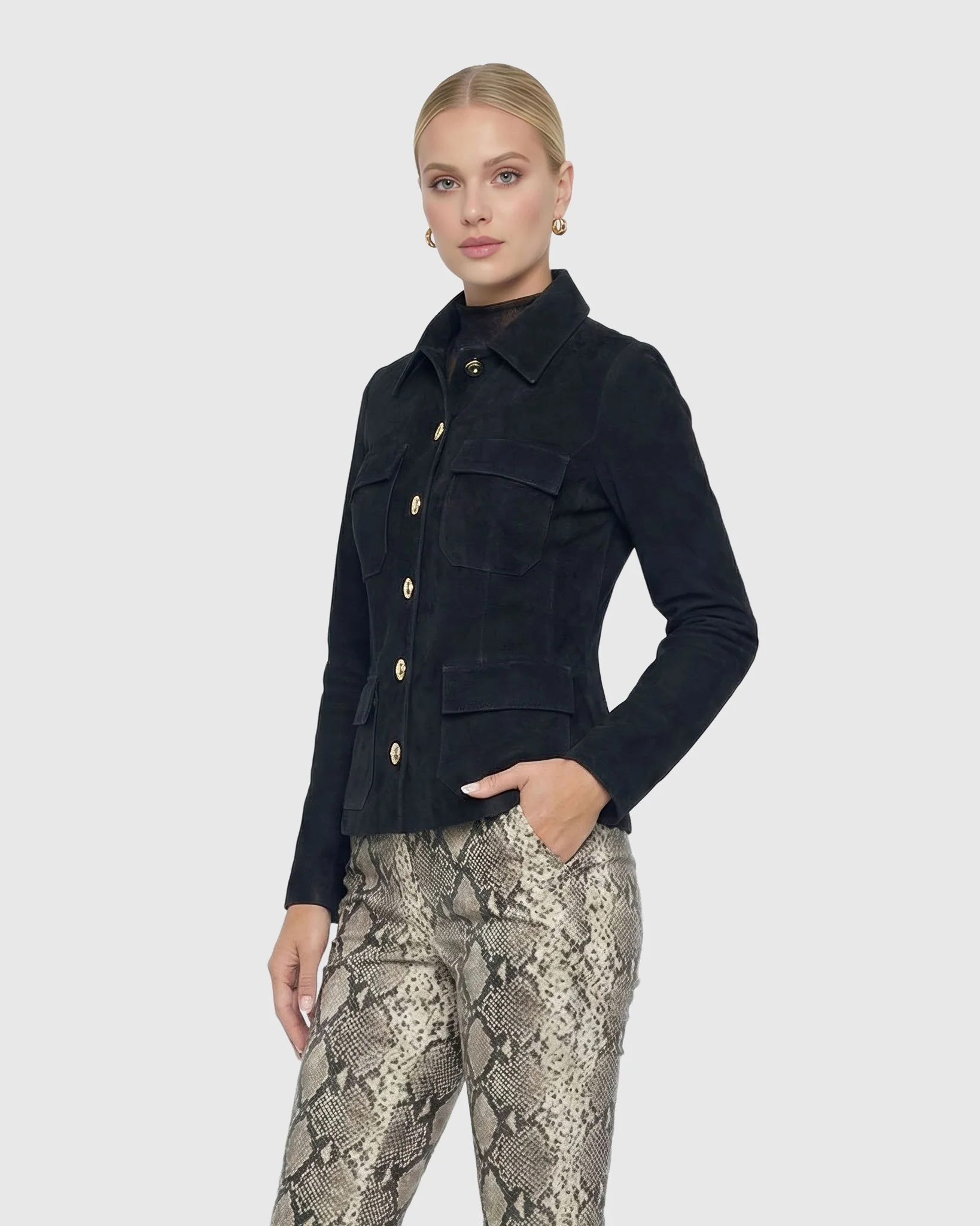 SELECT METIS SUEDE JACKET - Image 2