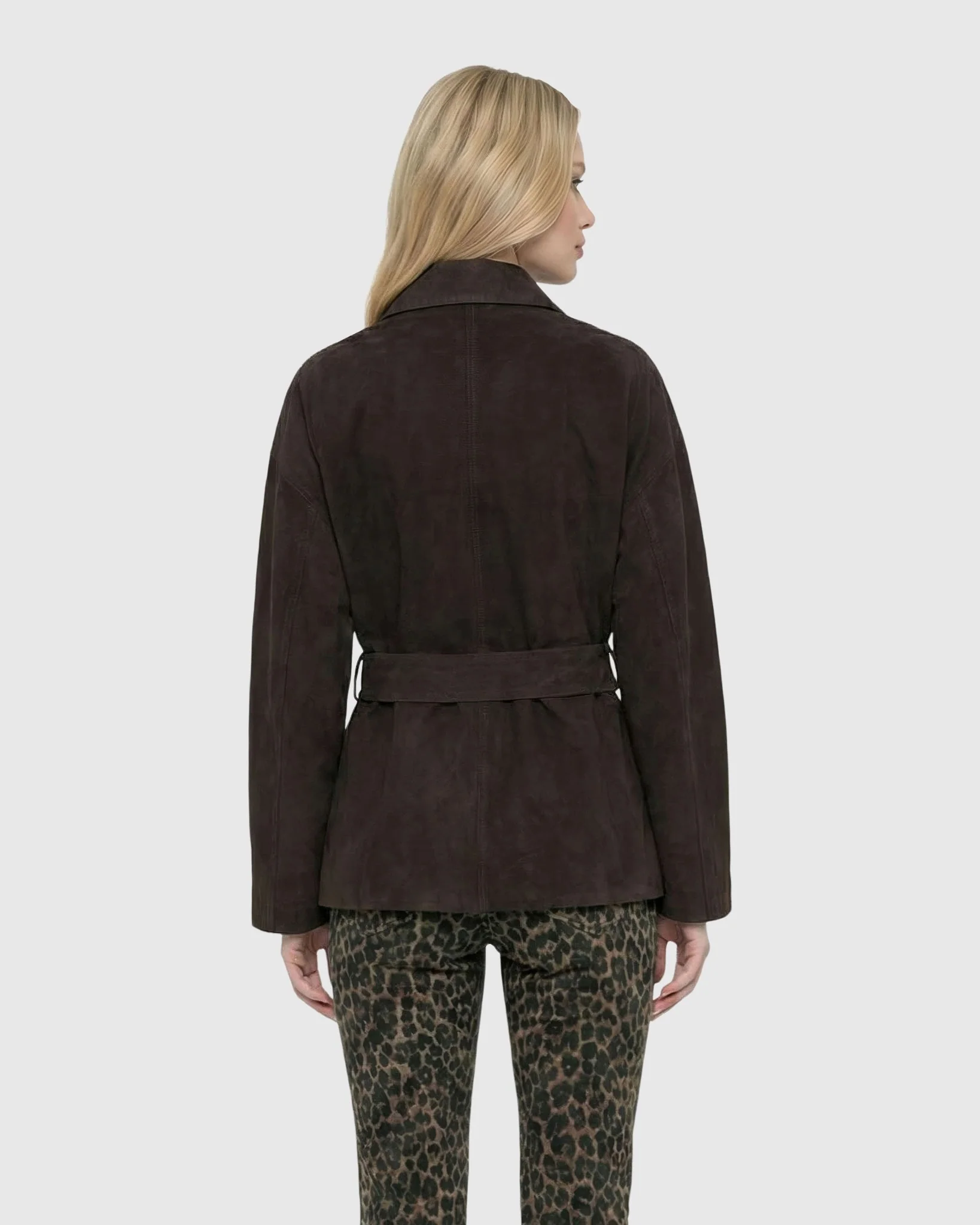 SELECT METIS SUEDE JACKET, BELT - Image 11