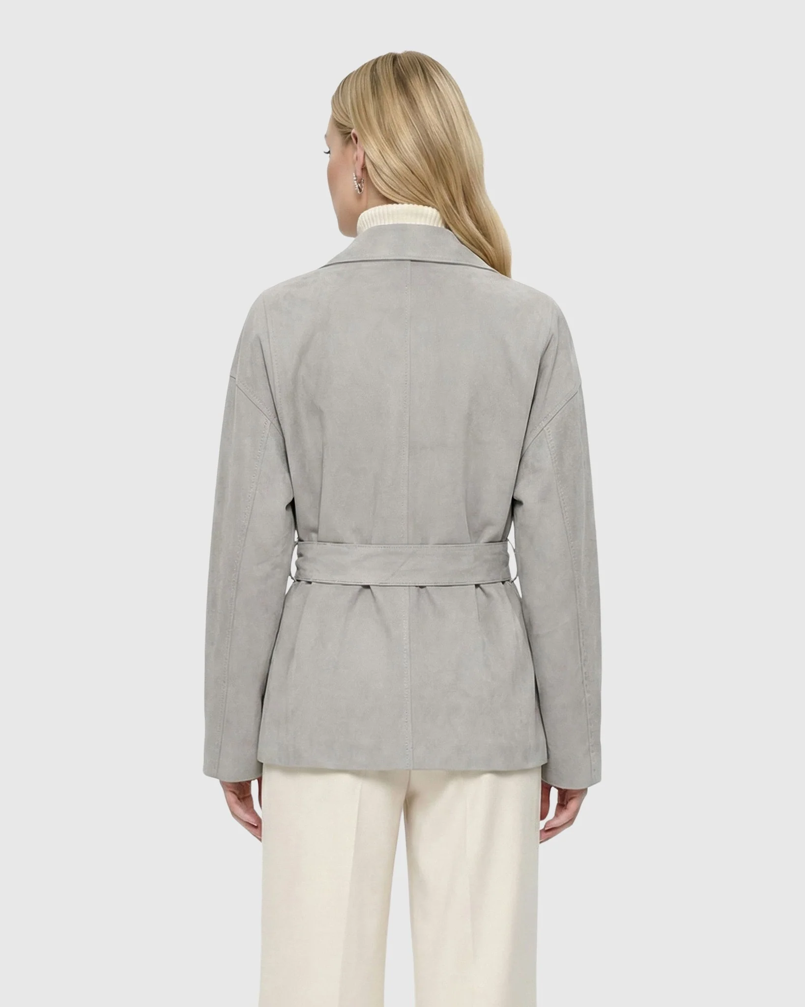 SELECT METIS SUEDE JACKET, BELT - Image 16