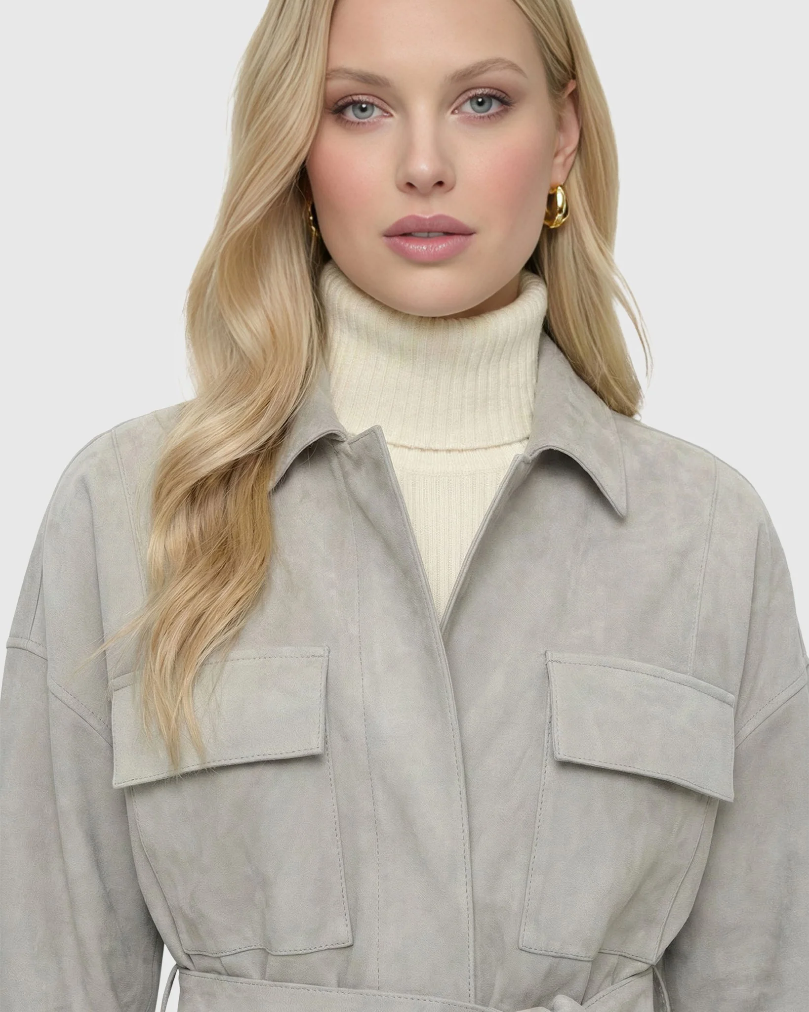 SELECT METIS SUEDE JACKET, BELT - Image 19