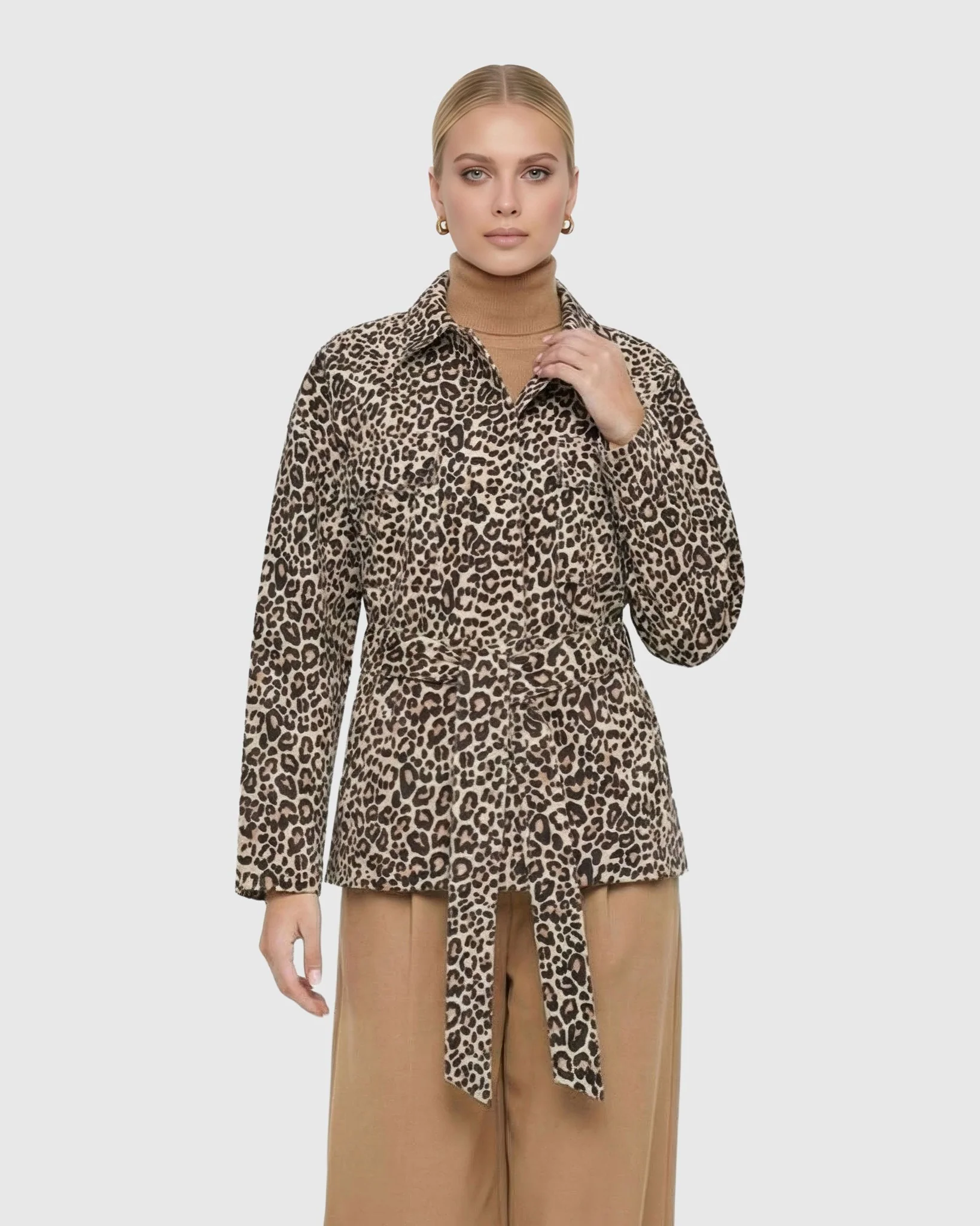 SELECT METIS SUEDE JACKET, BELT - Image 5