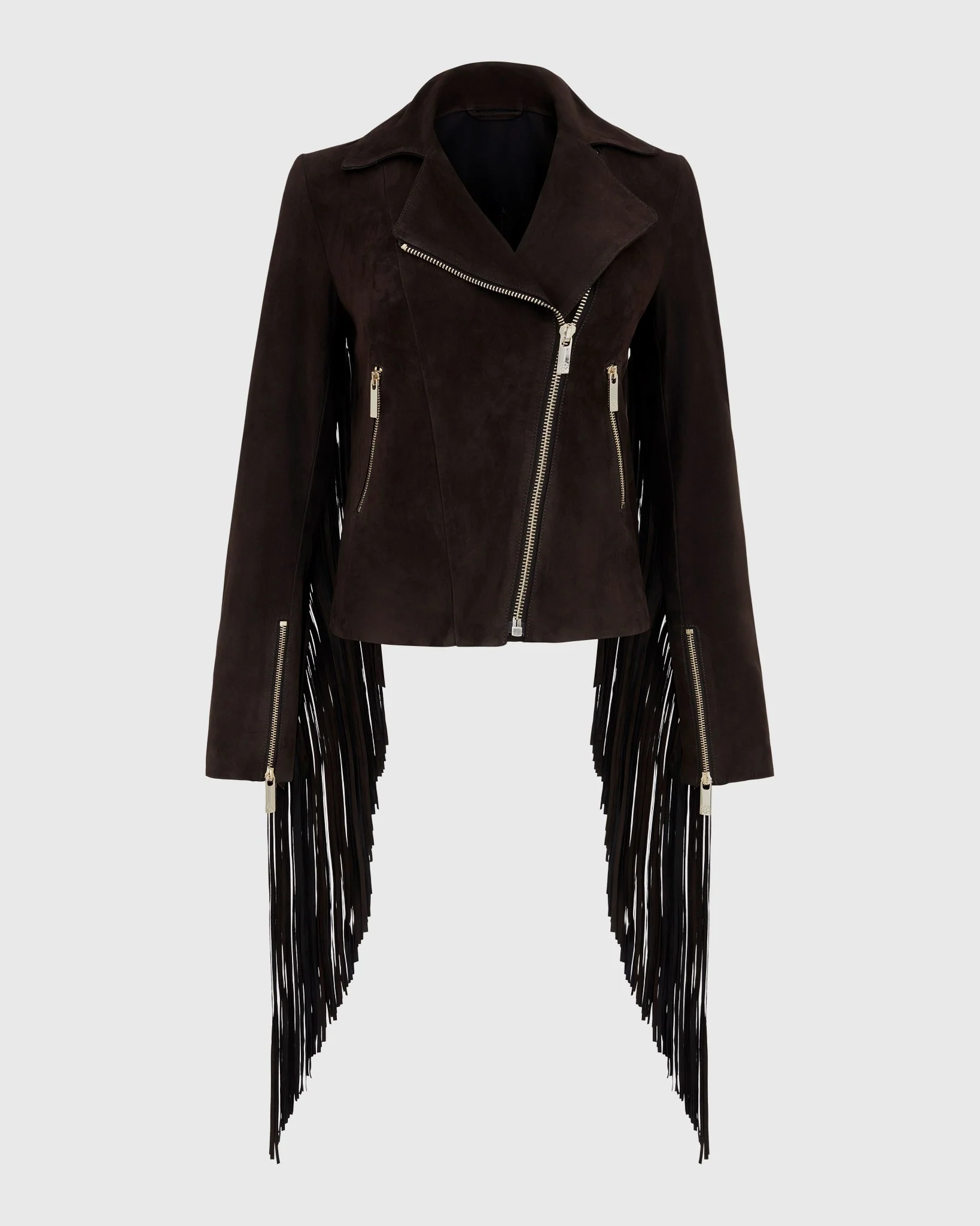 SELECT METIS SUEDE JACKET WITH FRINGES - Image 20