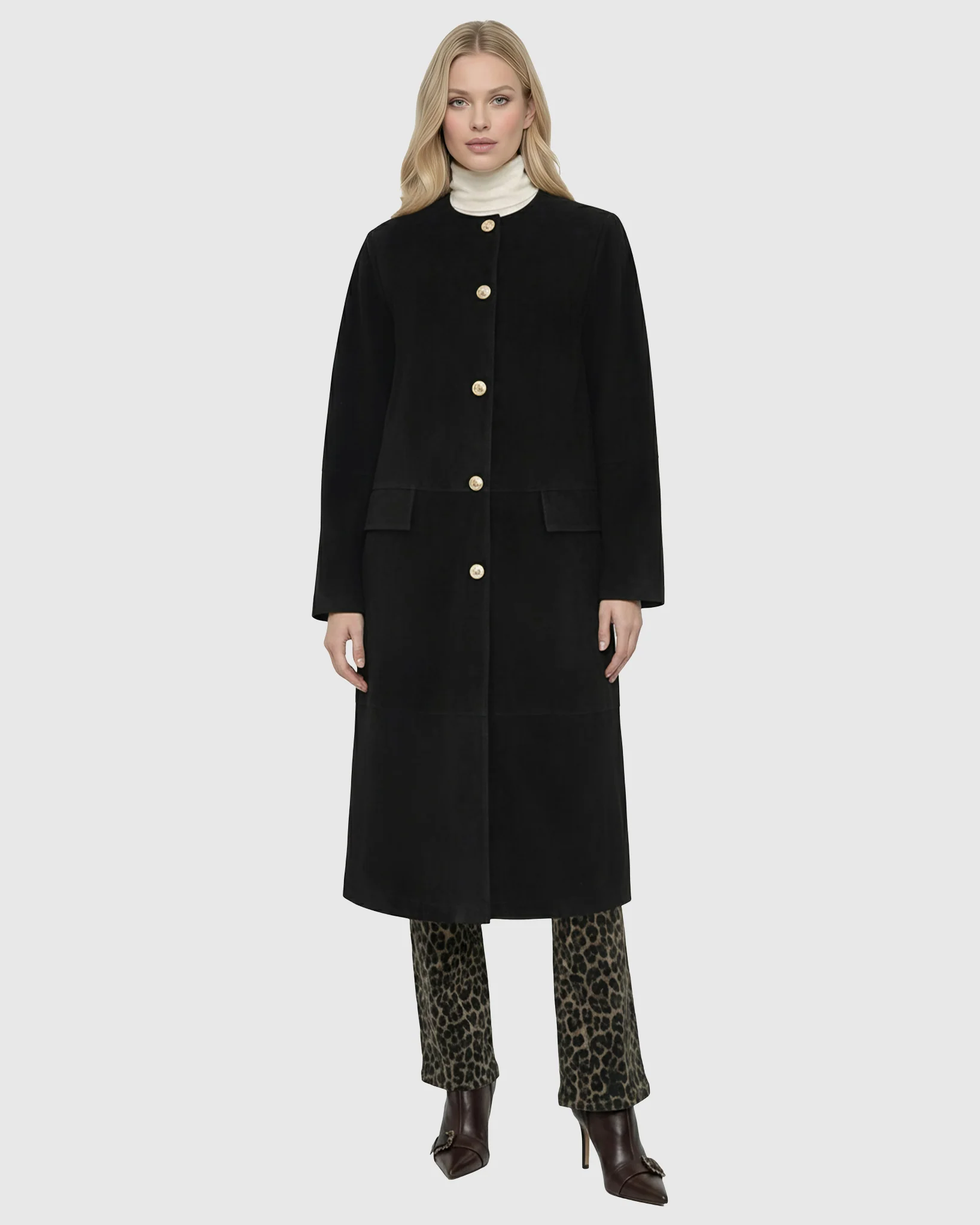 SELECT METIS SUEDE SHORT COAT