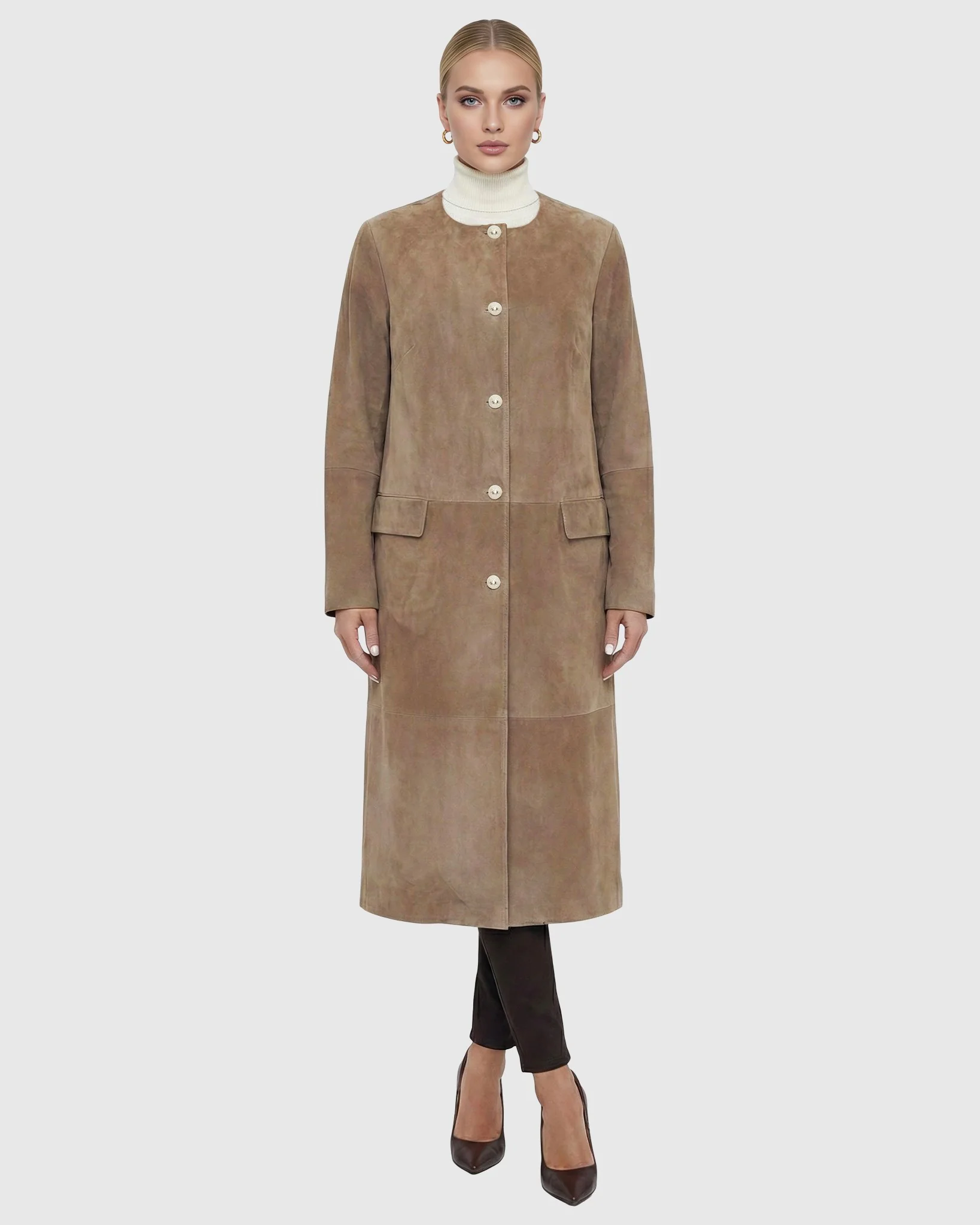 SELECT METIS SUEDE SHORT COAT - Image 14