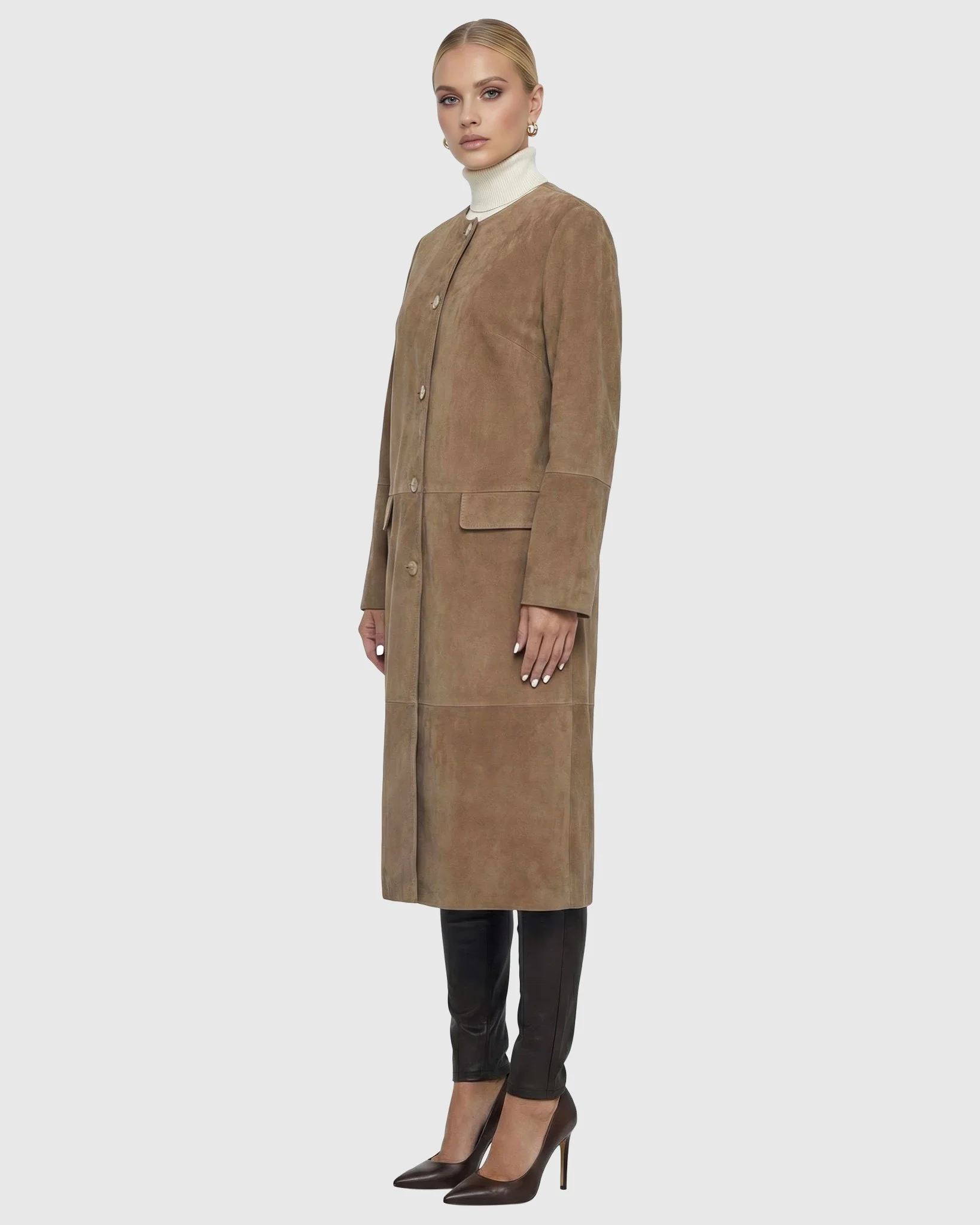 SELECT METIS SUEDE SHORT COAT - Image 15