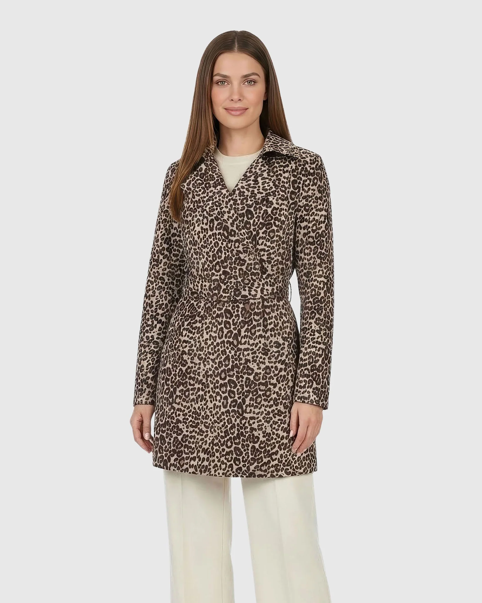 SELECT METIS SUEDE TRENCH COAT, BELT - Image 3