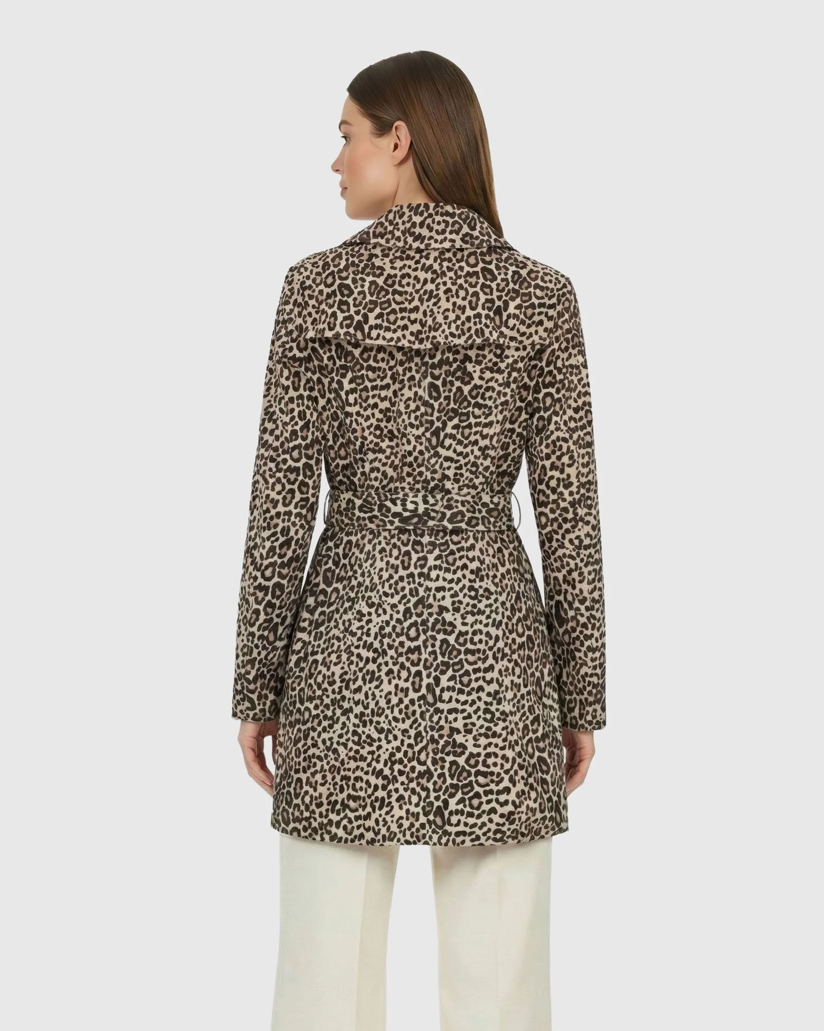 SELECT METIS SUEDE TRENCH COAT, BELT - Image 5