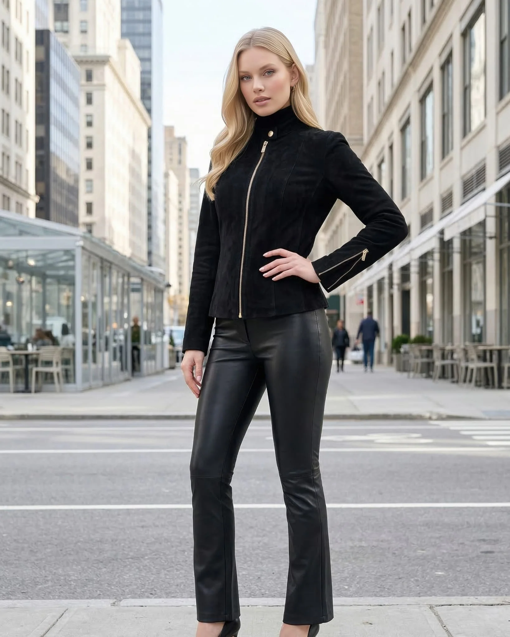 SELECT METIS SUEDE ZIP JACKET - Image 21