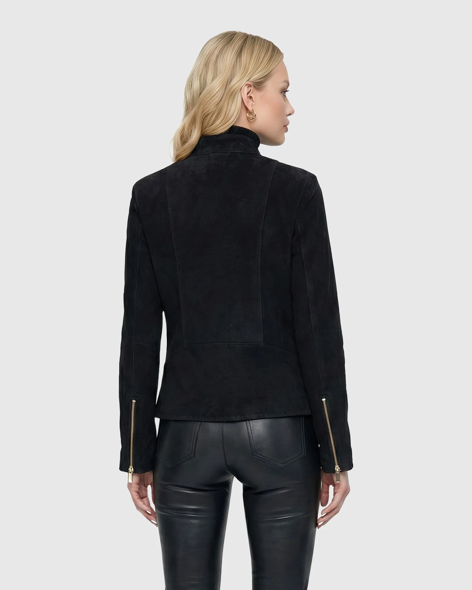 SELECT METIS SUEDE ZIP JACKET - Image 3