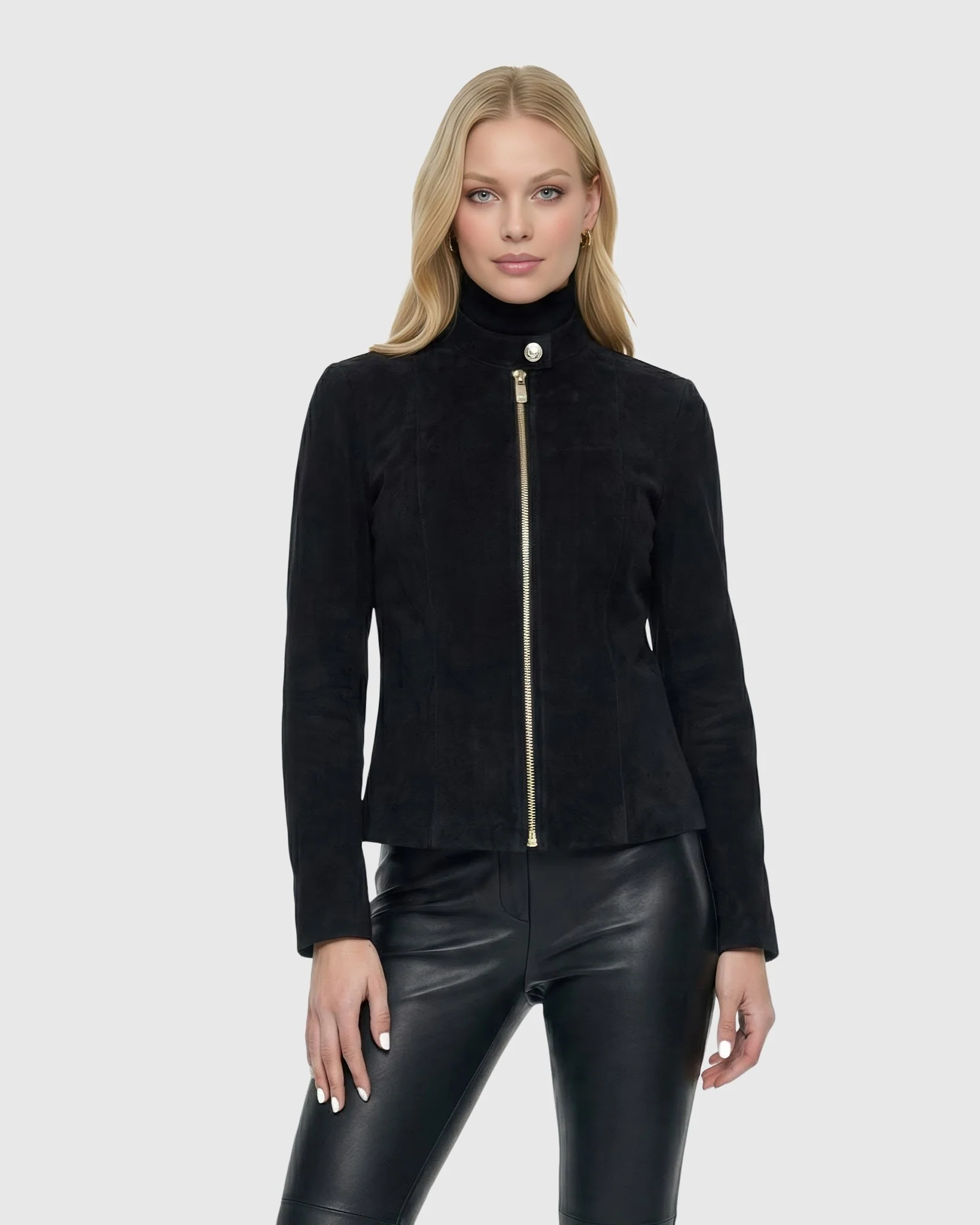 SELECT METIS SUEDE ZIP JACKET - Image 4