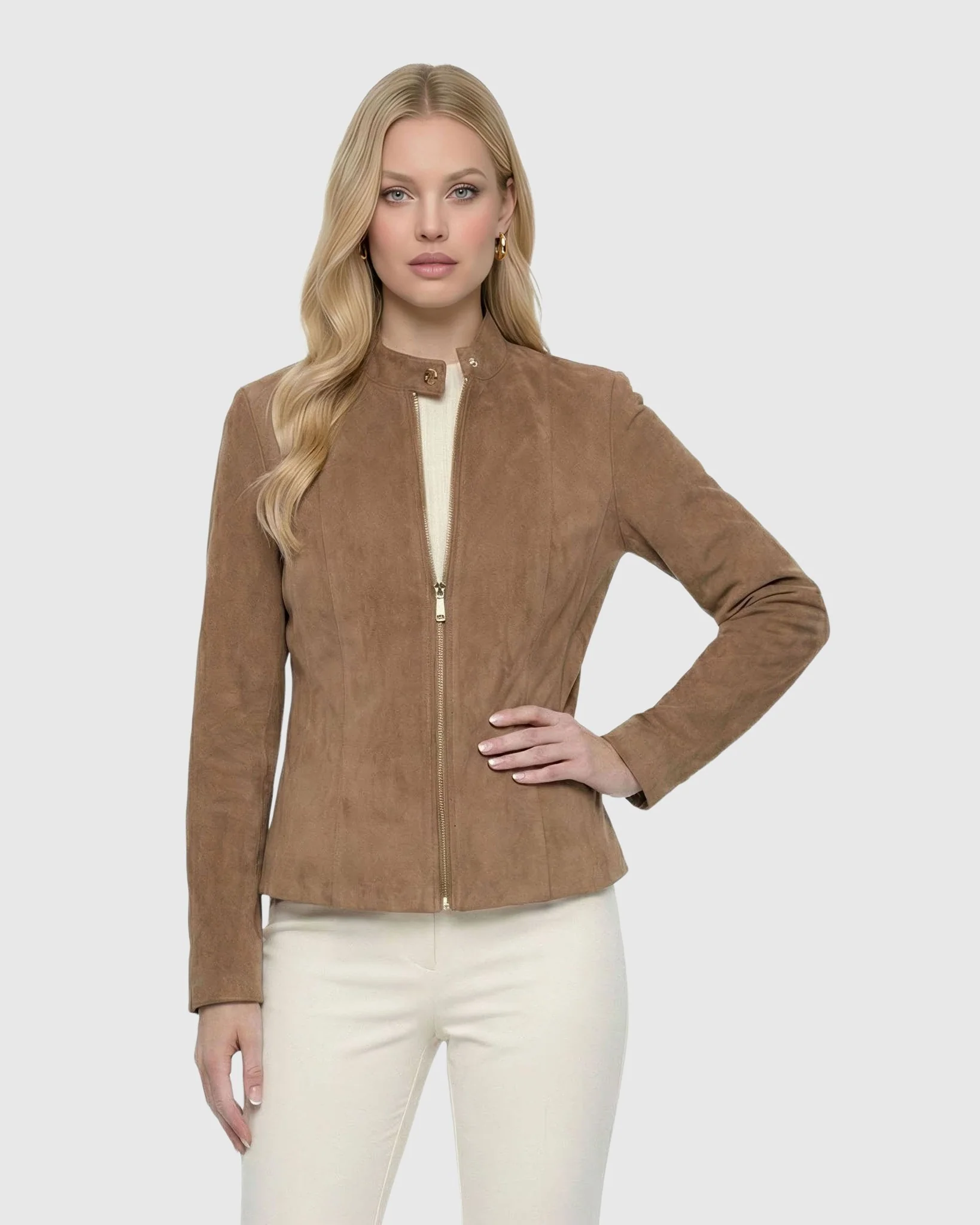 SELECT METIS SUEDE ZIP JACKET - Image 7