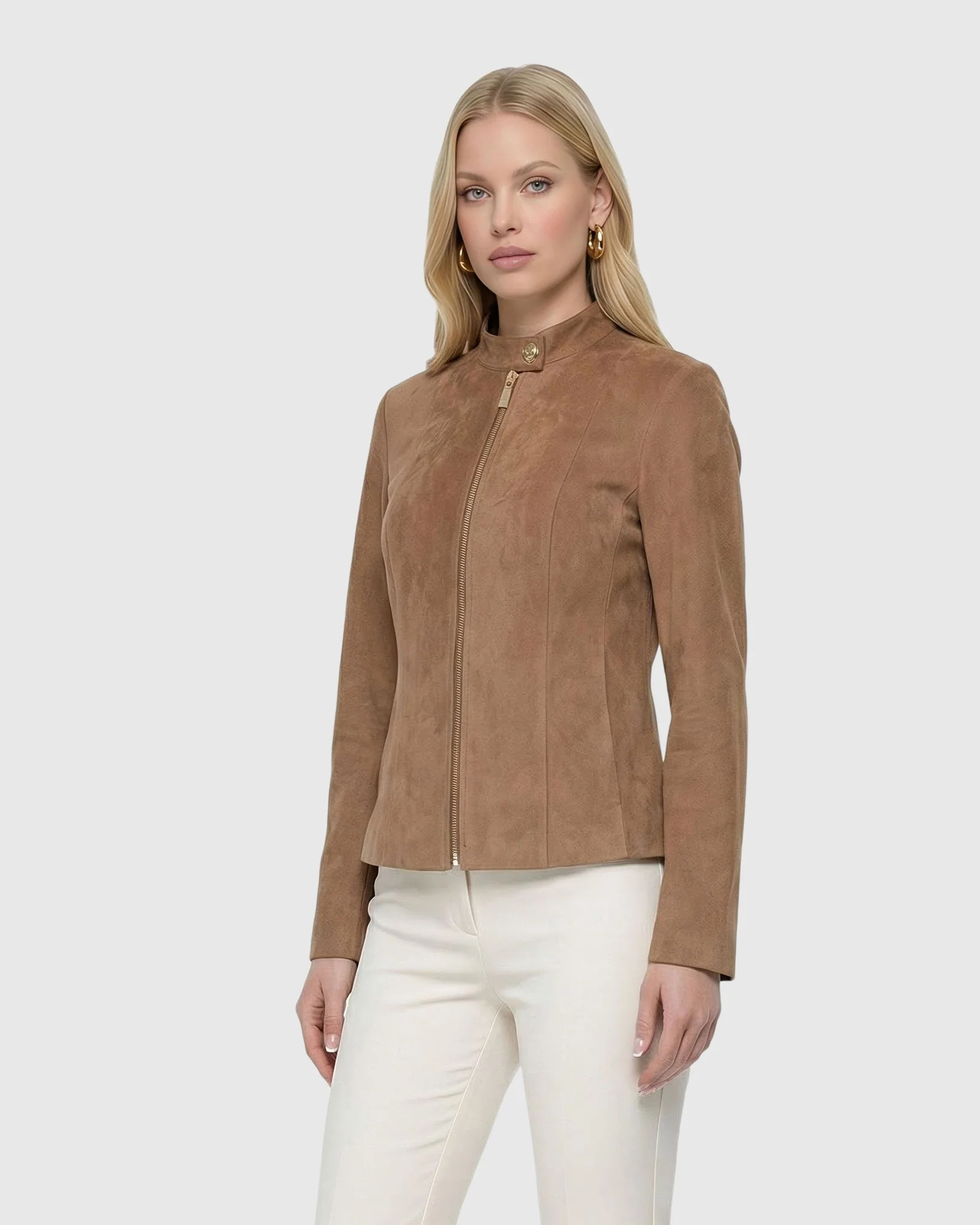 SELECT METIS SUEDE ZIP JACKET - Image 9