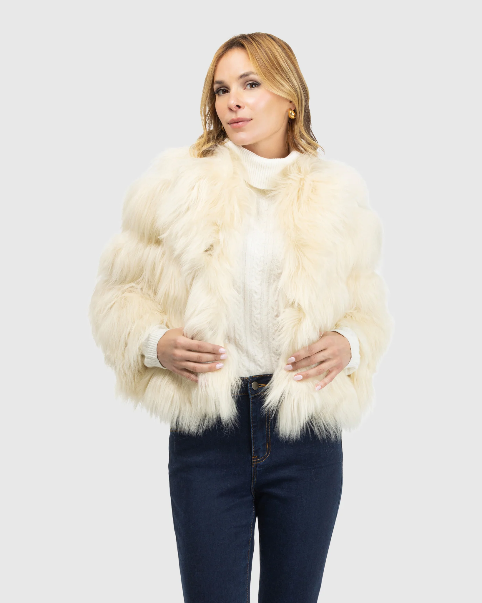 Select Mongolian Lamb Jacket - Image 14