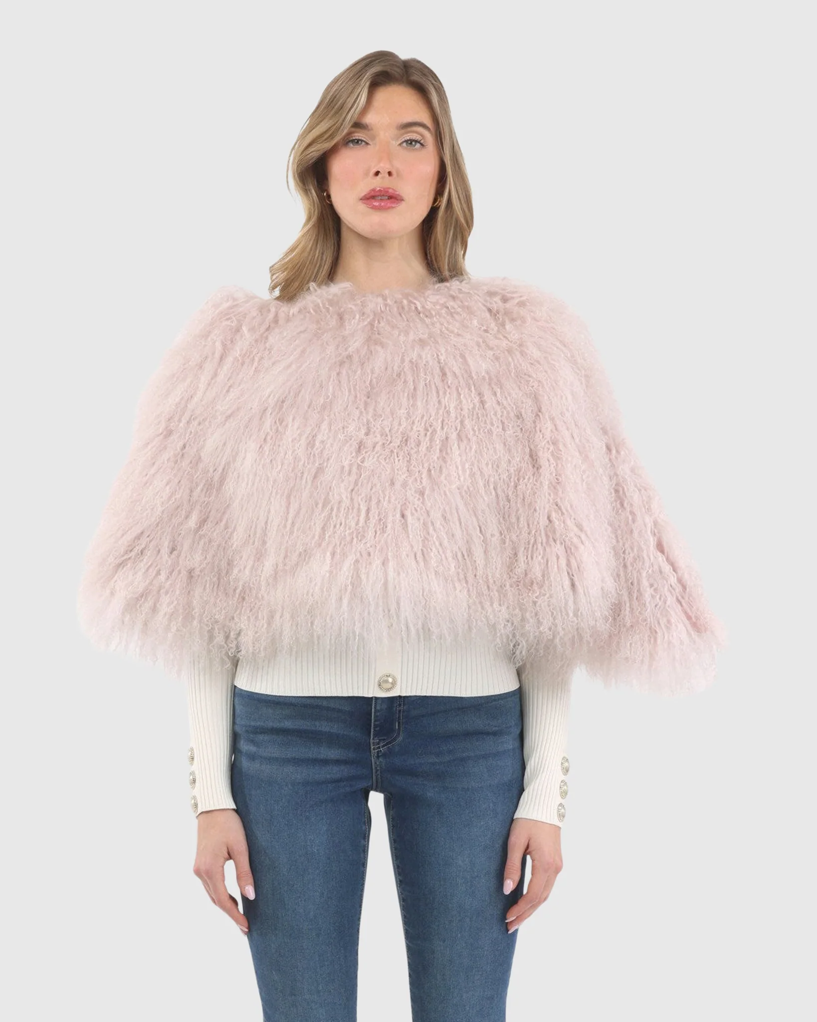Select Mongolian Lamb Shawl - Image 12