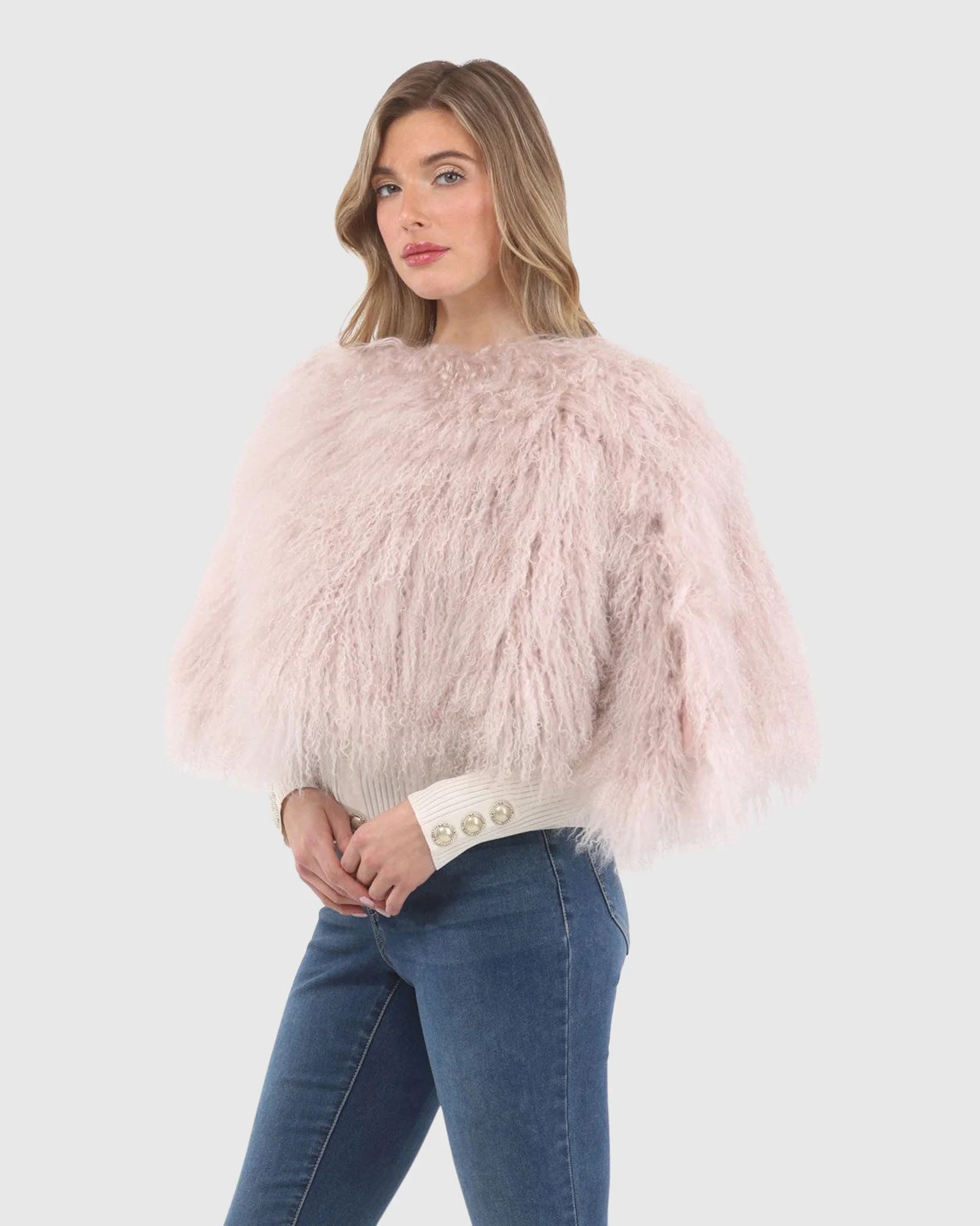 Select Mongolian Lamb Shawl - Image 13