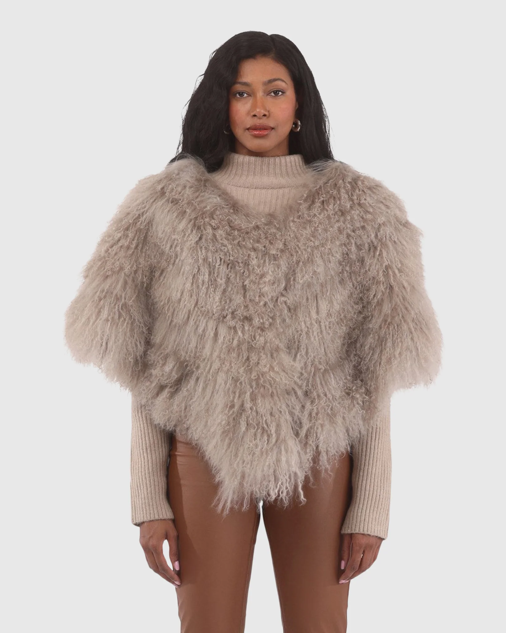 Select Mongolian Lamb Shawl - Image 17