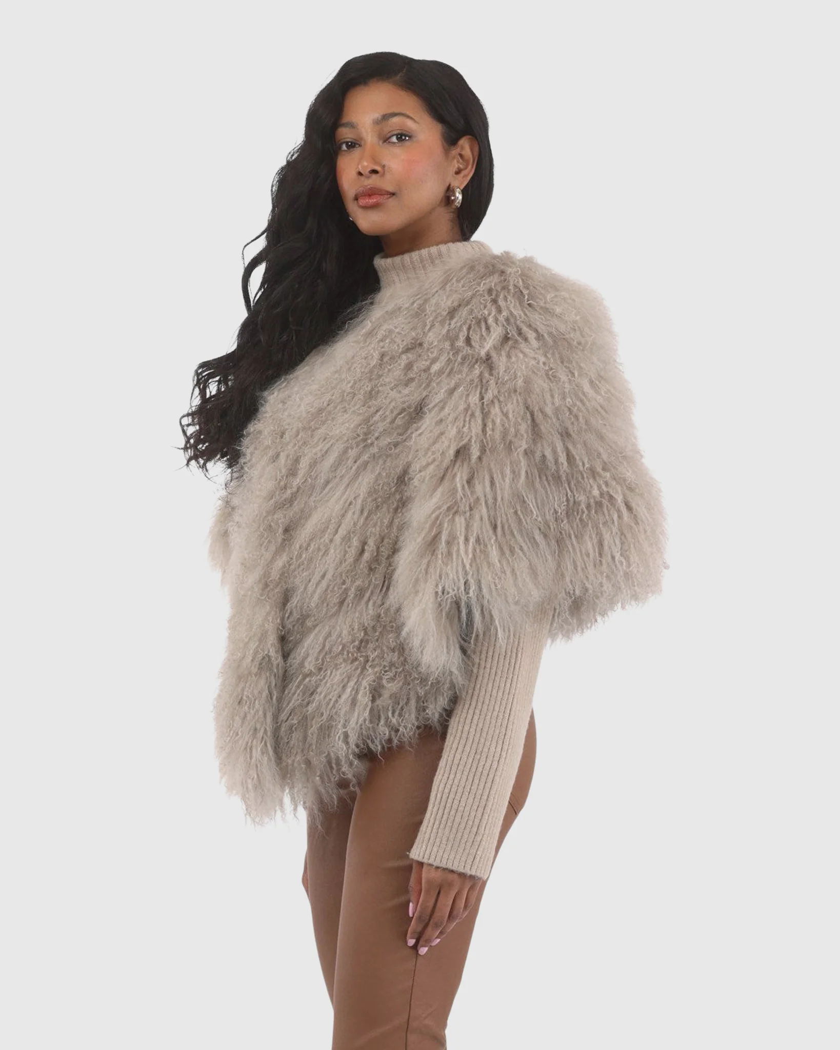 Select Mongolian Lamb Shawl - Image 18