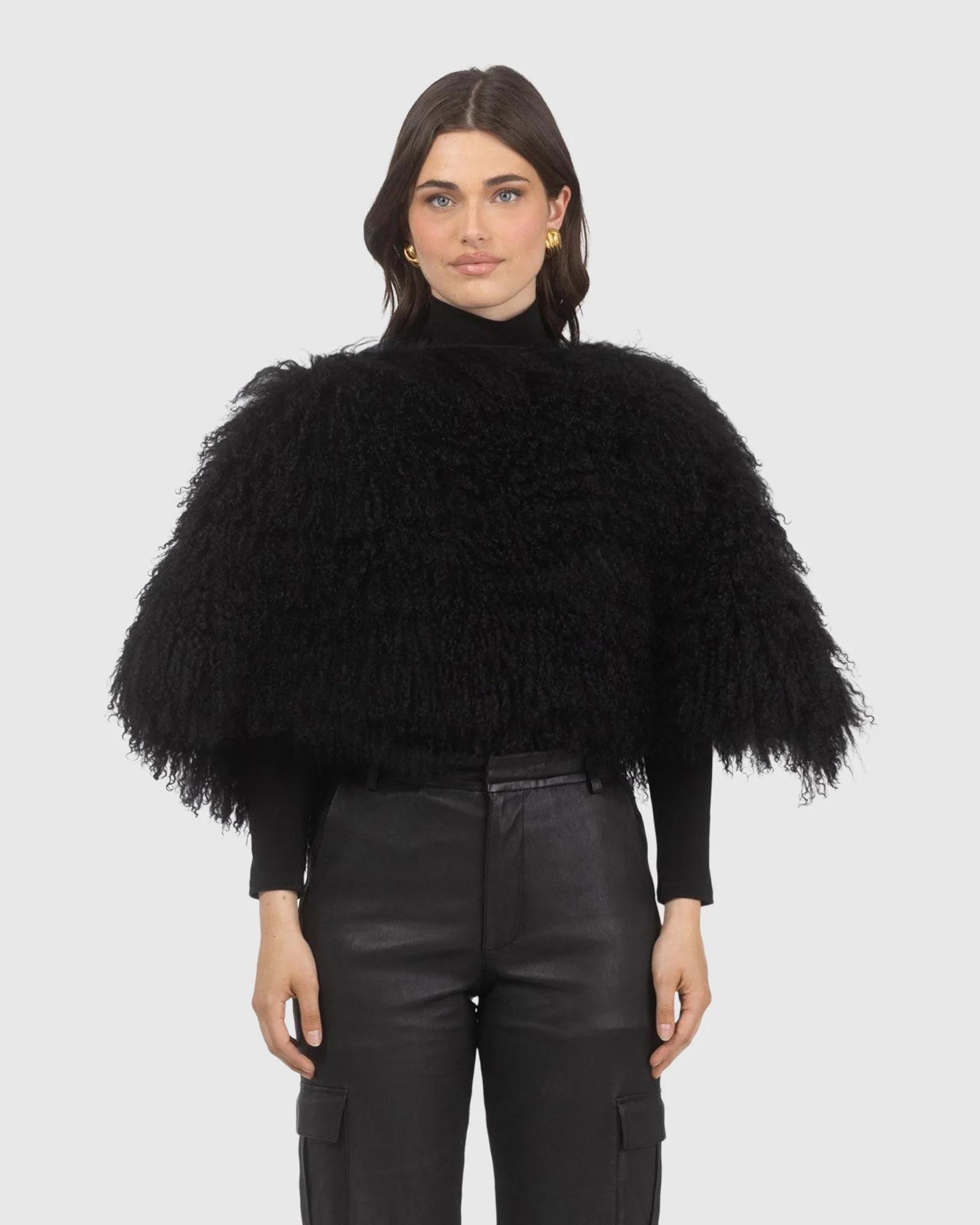 Select Mongolian Lamb Shawl - Image 2