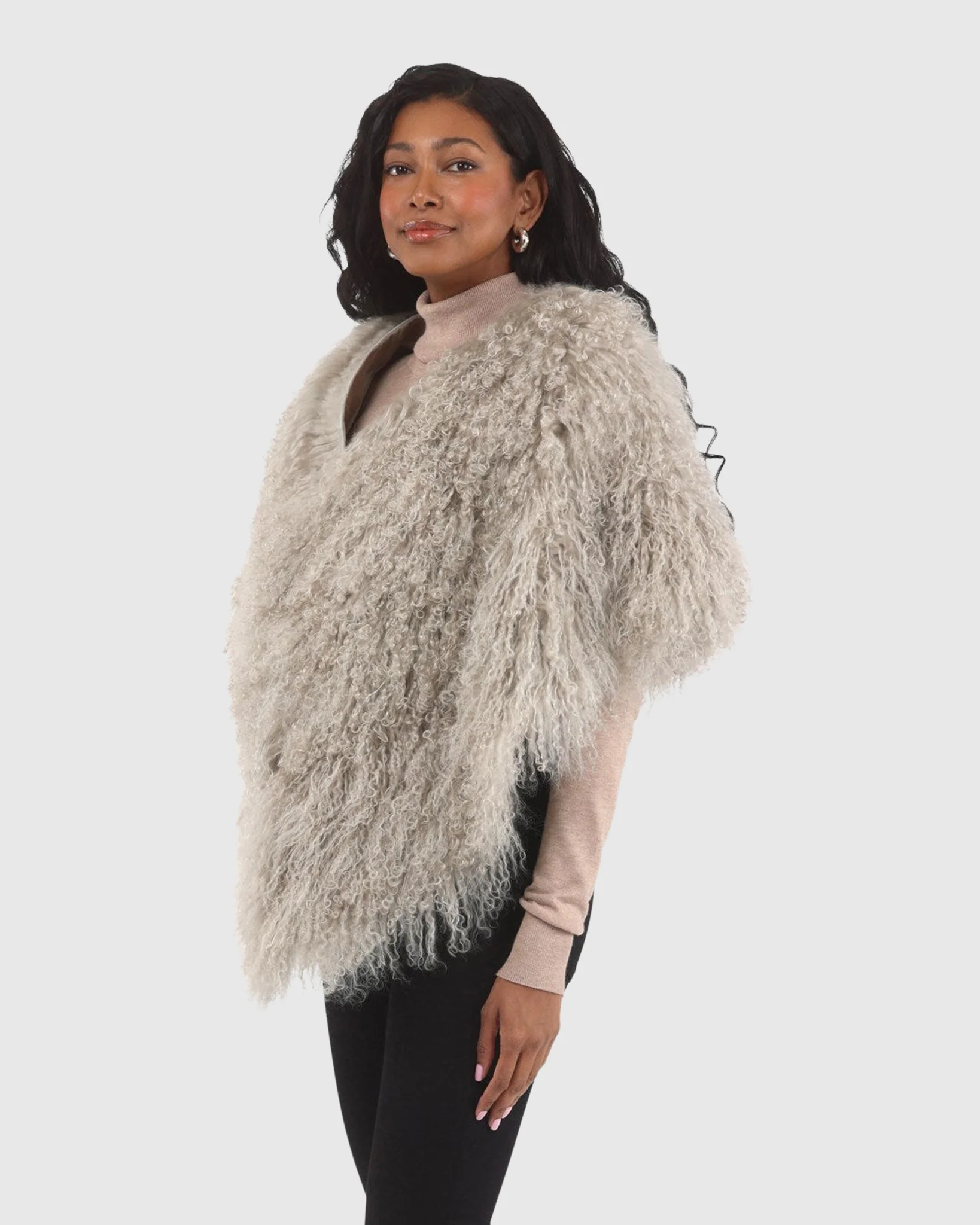 Select Mongolian Lamb Shawl - Image 30